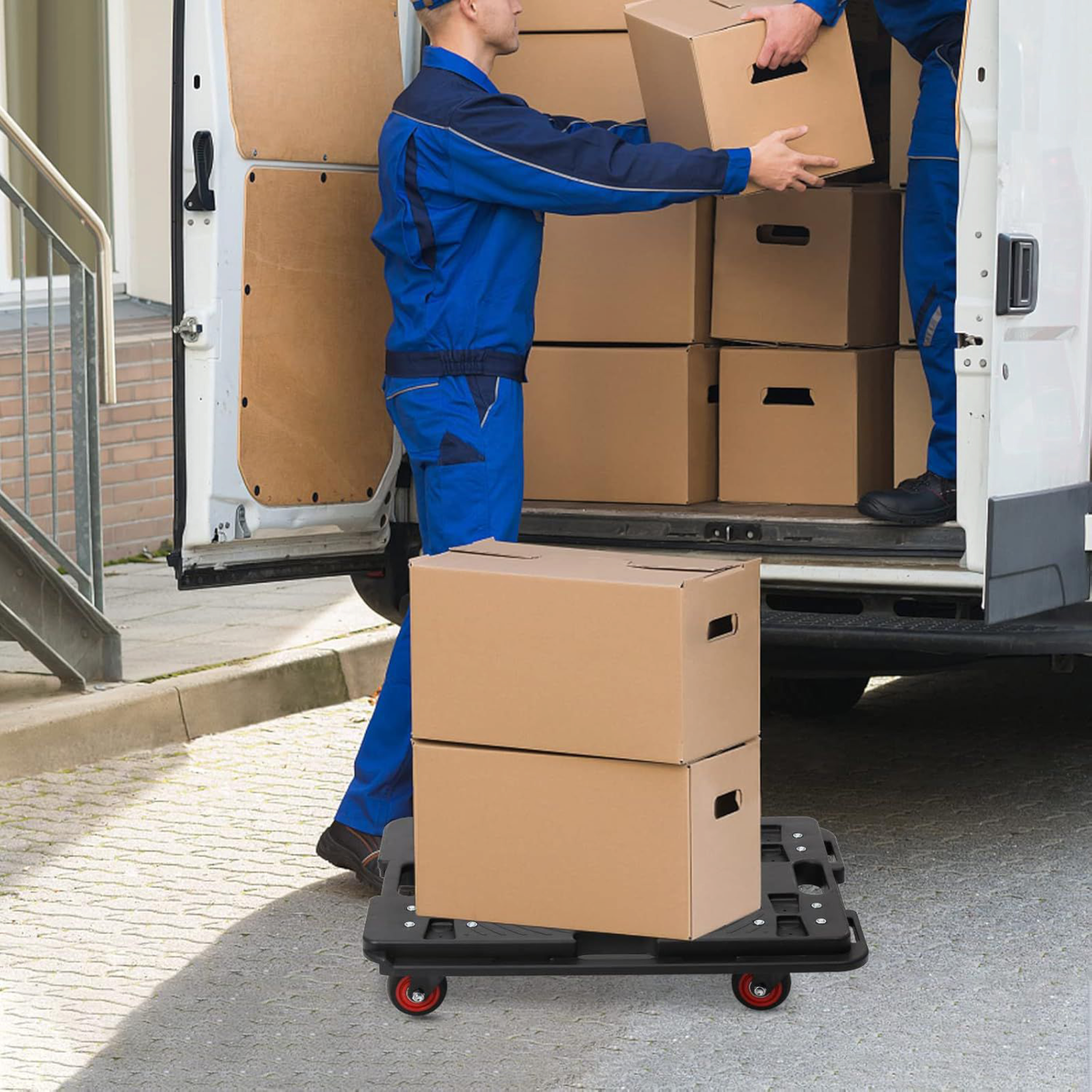 Dolly Trolley 600x400mm 150kg Plastic