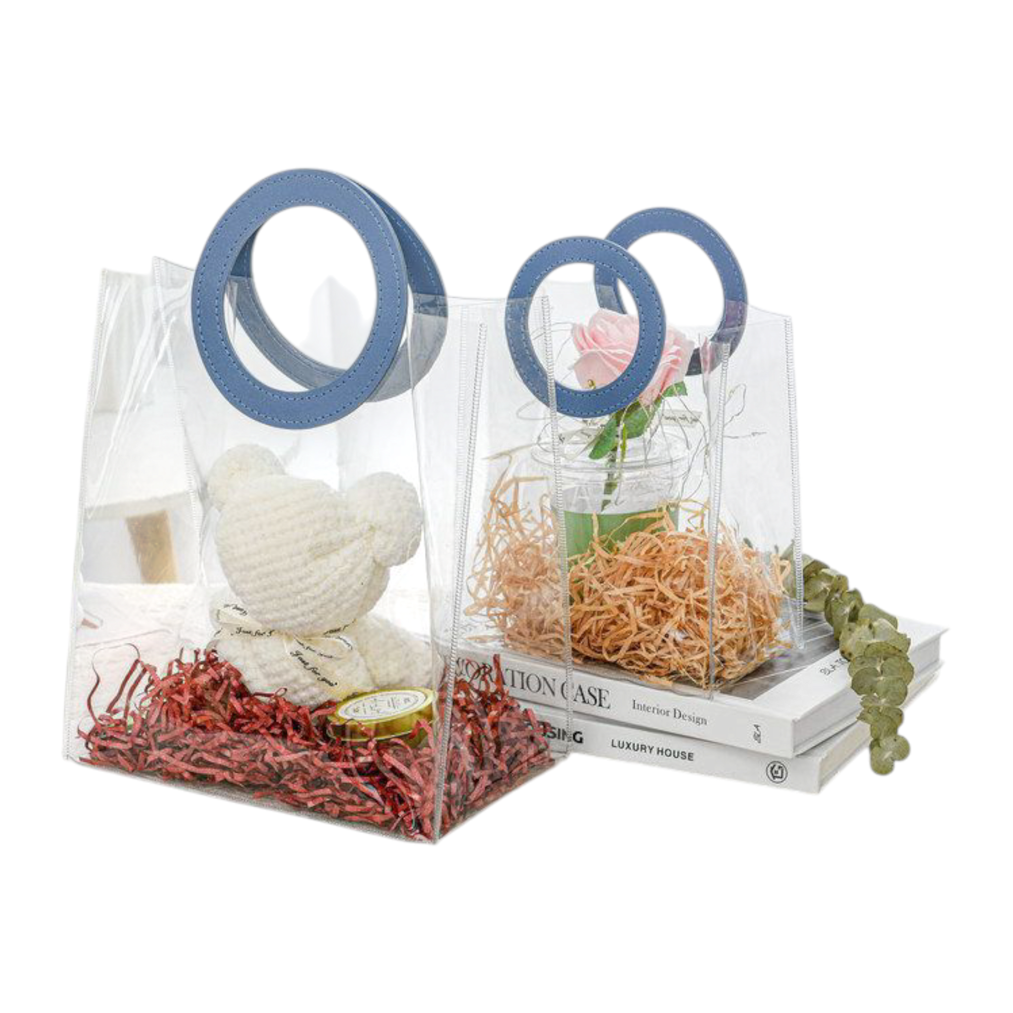 PVC Gift Bags with Round Handle