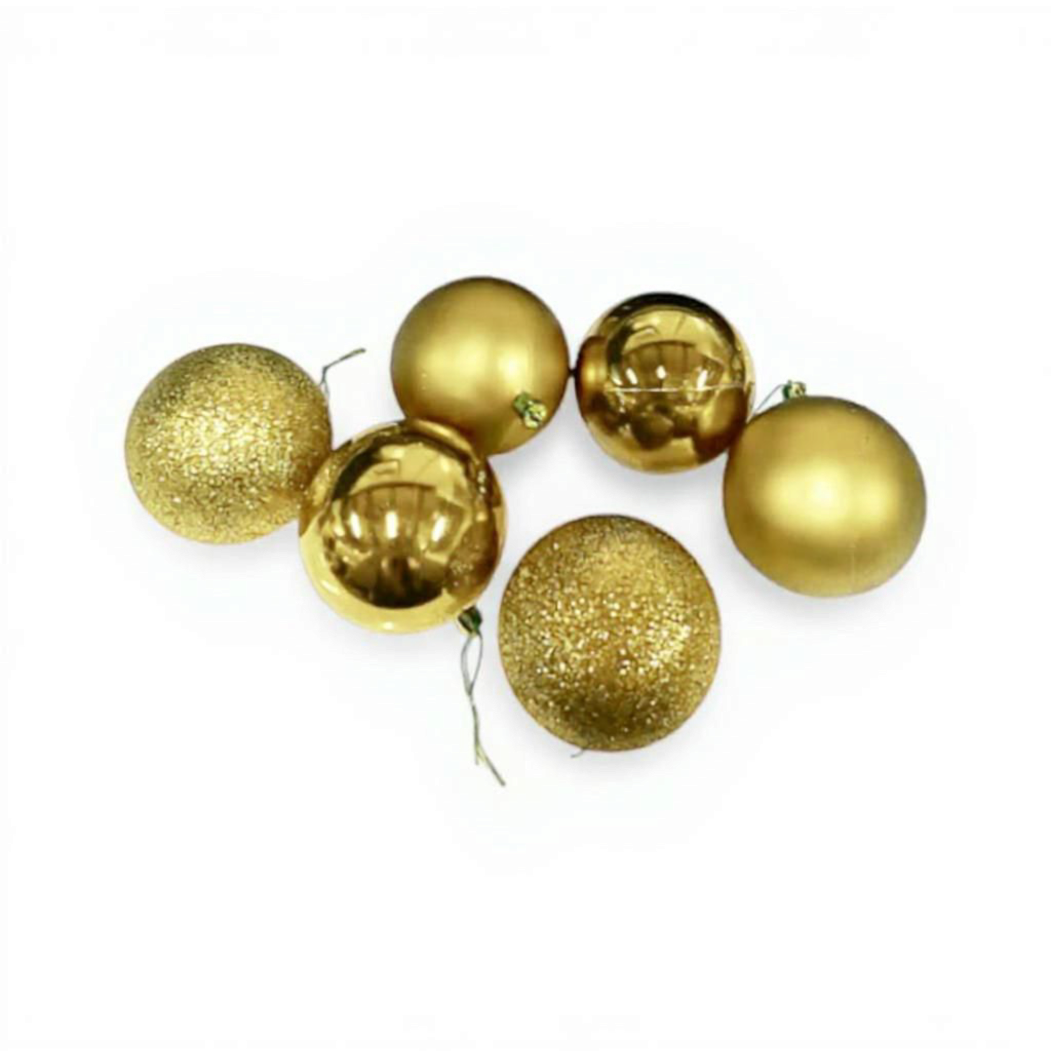 Decorative Color Balls 6cm 6pack
