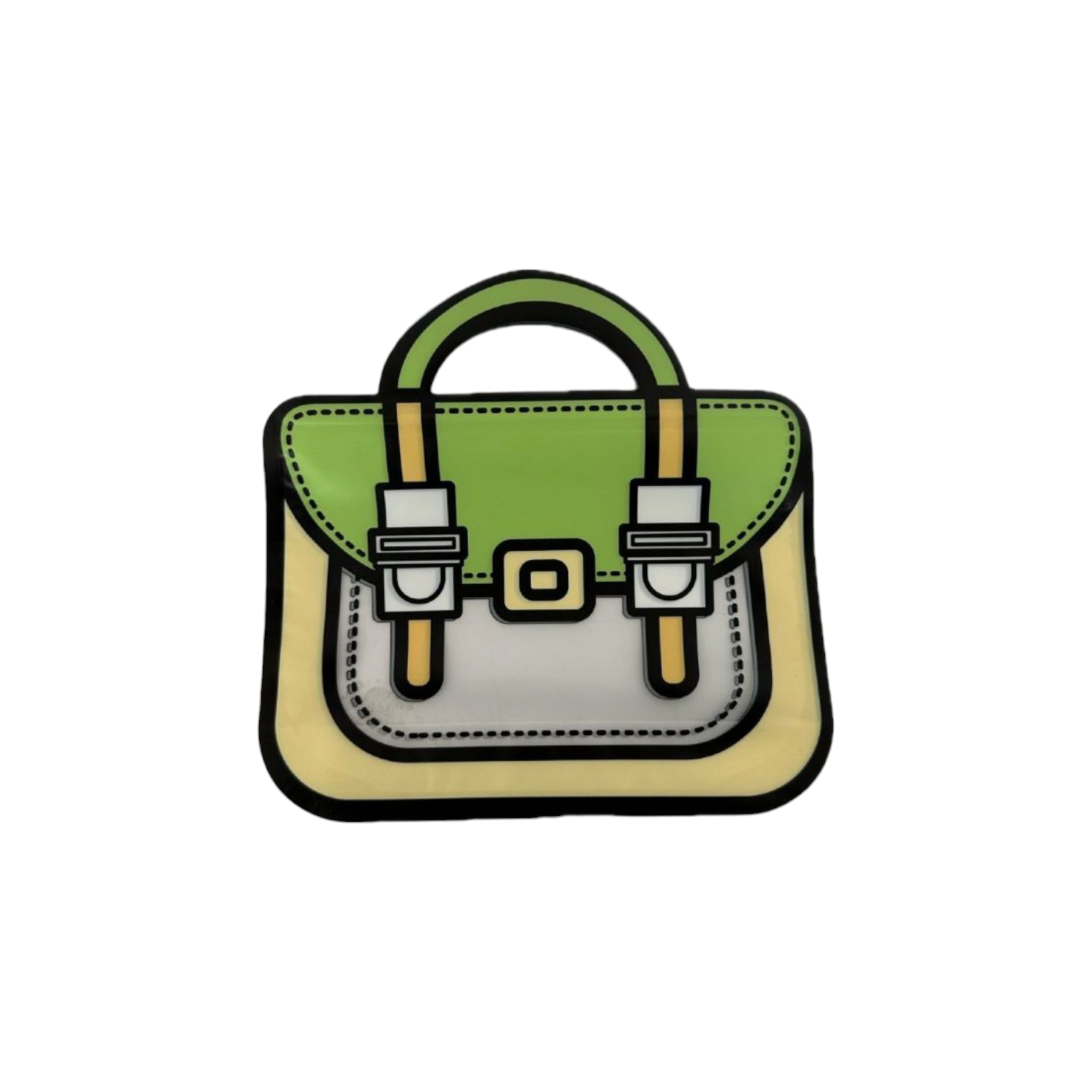 Backpack Zip Lock Goodie Bags Reusable 2D Print with Handle 10pack