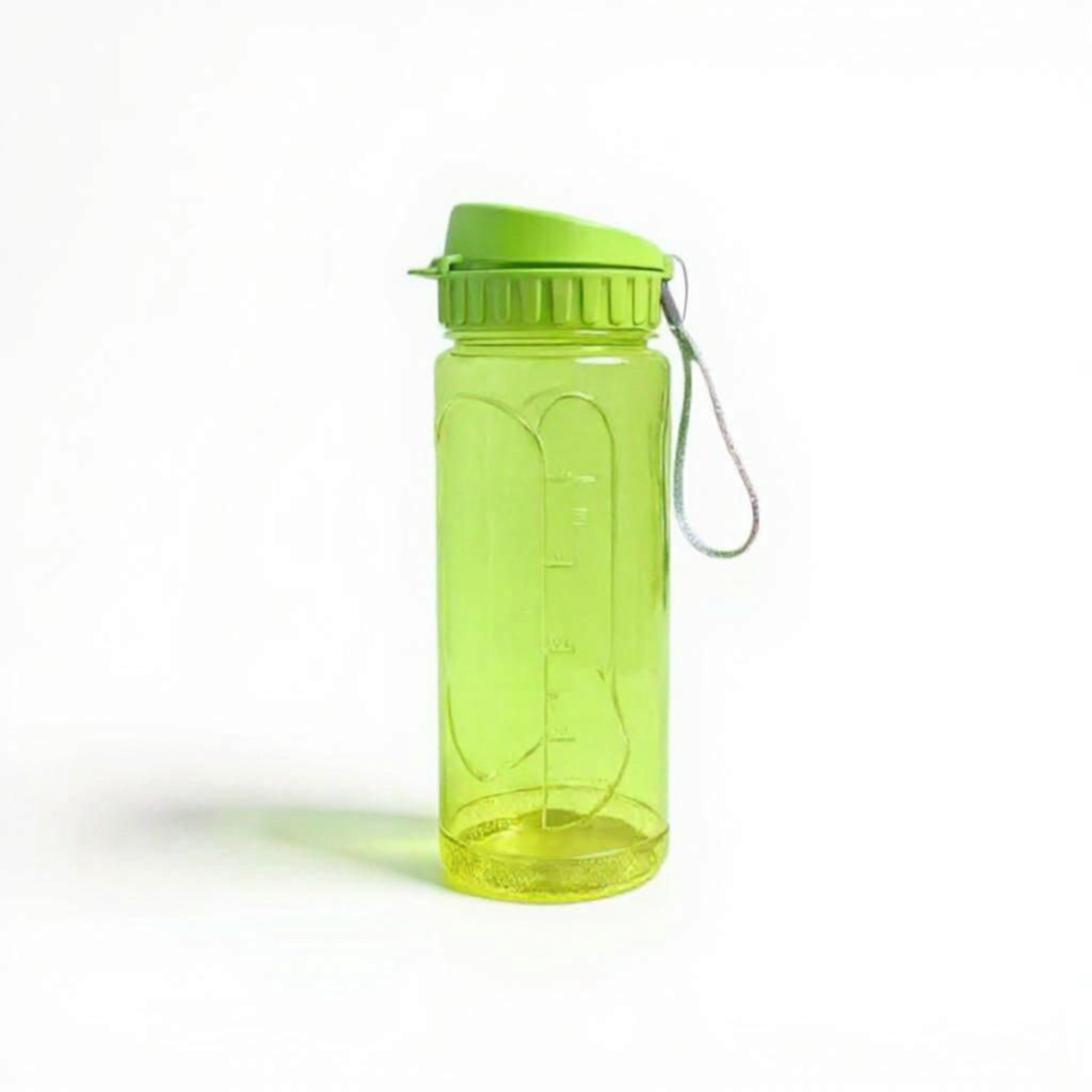 Nu Ware Plastic Water Bottle with Flip Cap Round Base