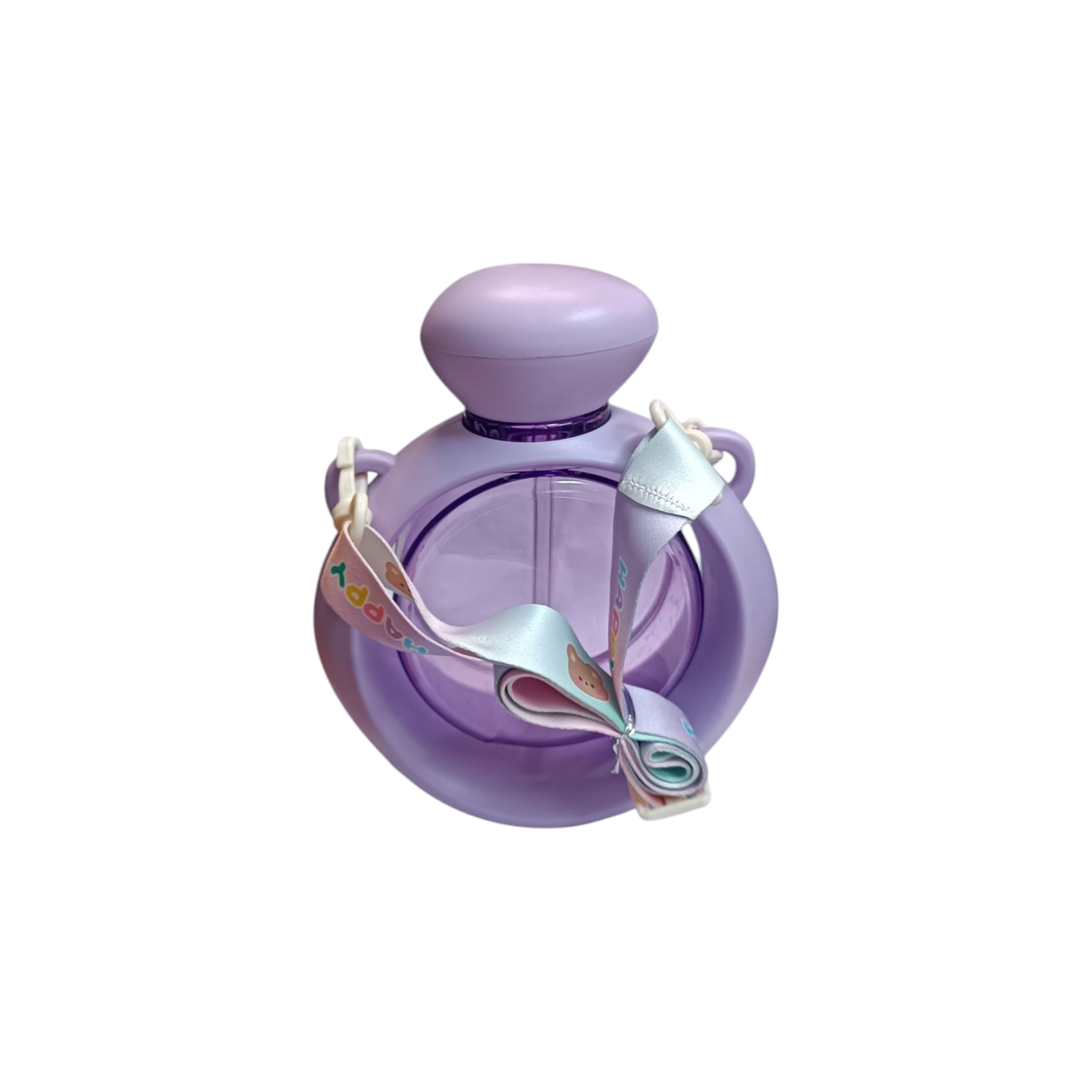 Transparent Round belly Perfume-Like Sports Water Bottle