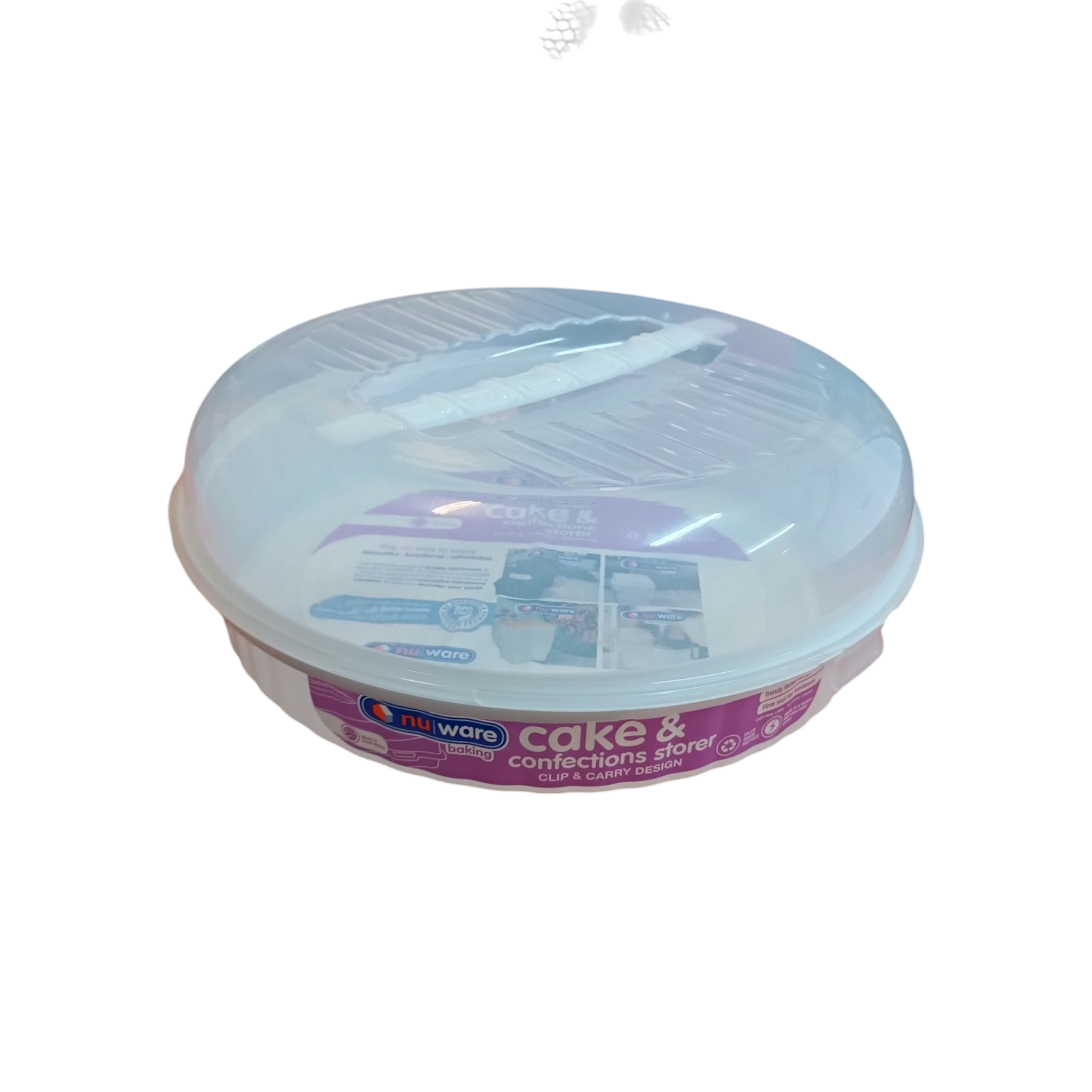 Nu Ware Cake &  Confections Saver Storer Clear Plastic CO-CCS