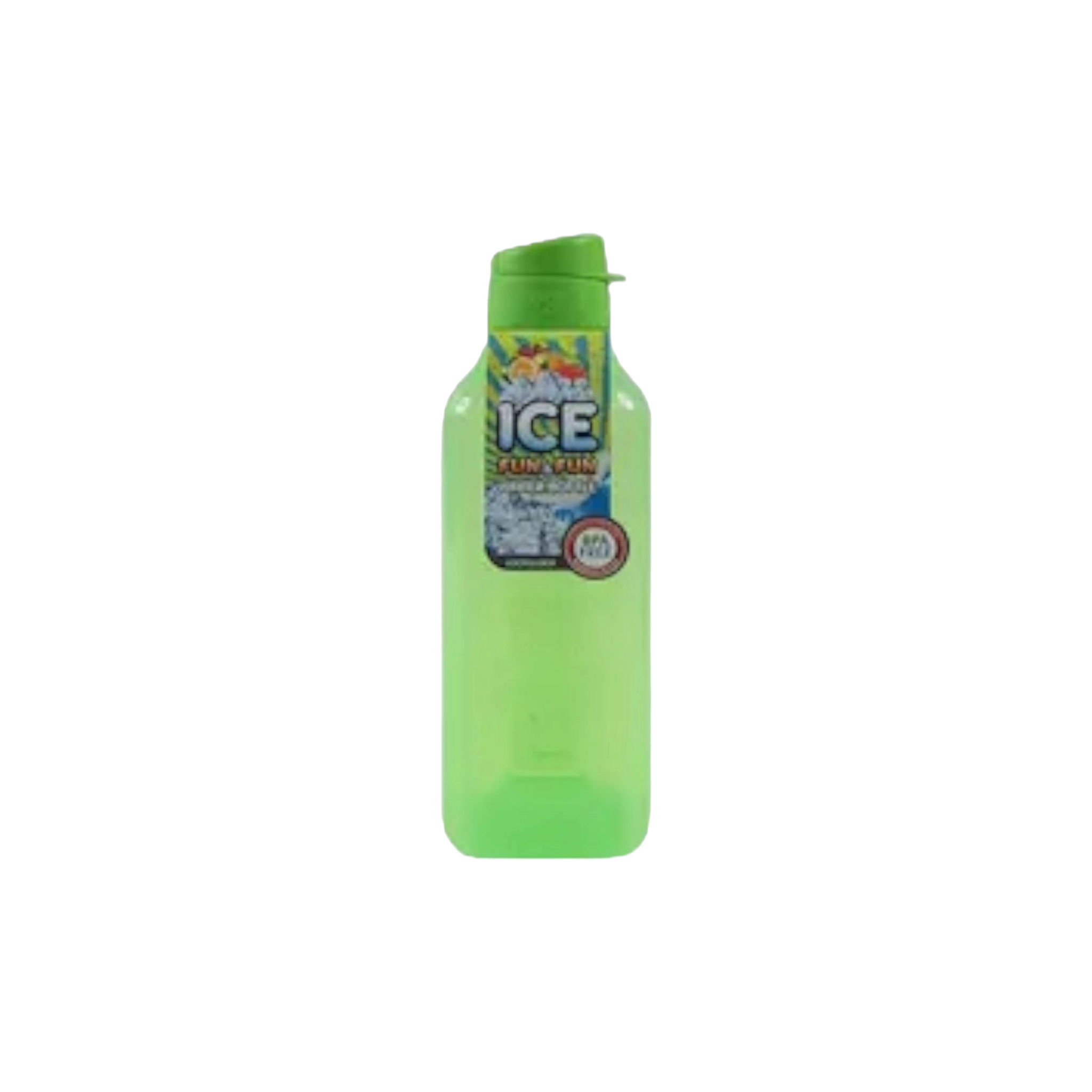 Nu Ware Ice Fun & Fun Sports Water Bottle Square Flip Cap 1L
