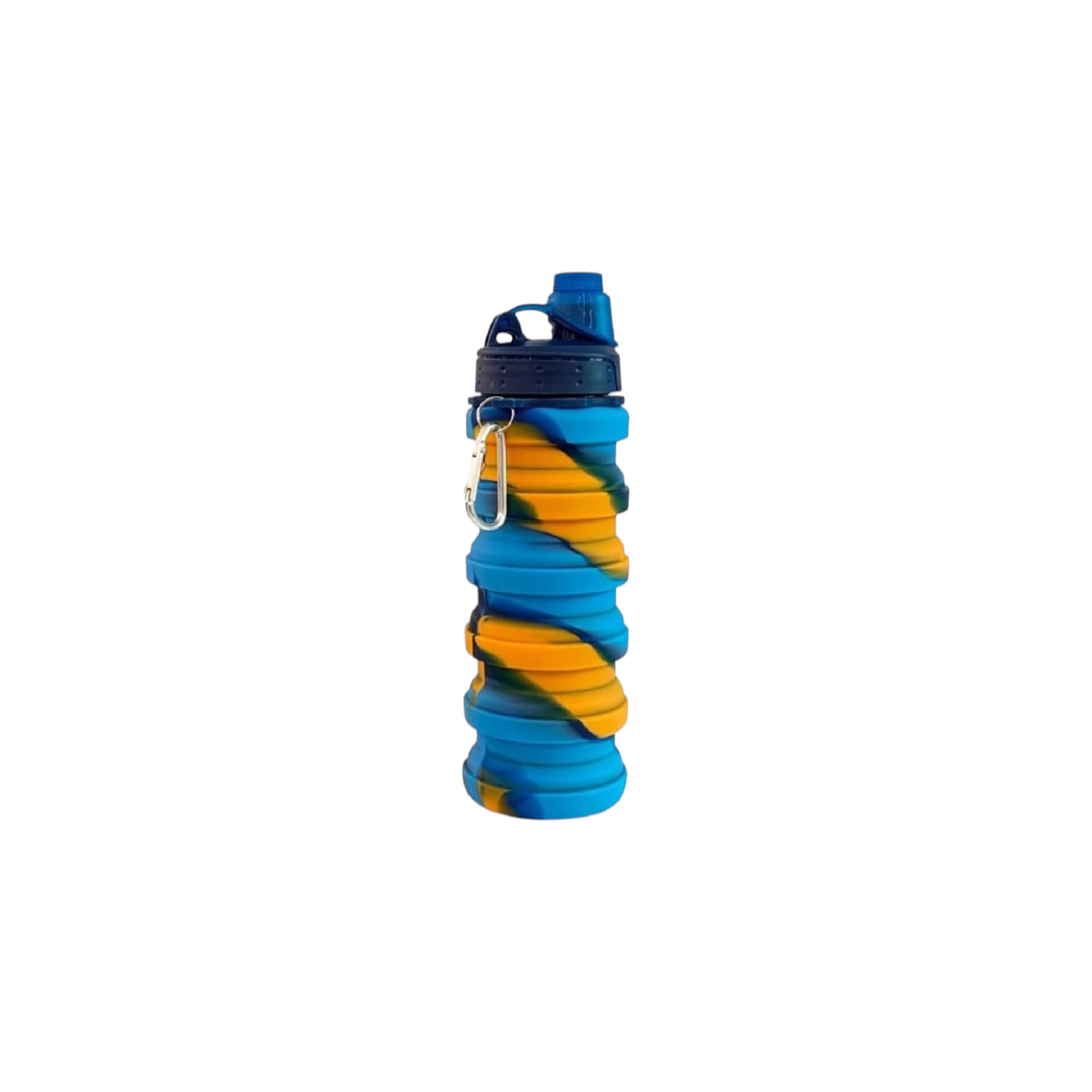 Silicone Collapsible Adjustable Water Drinking Bottle 13.5x7cm