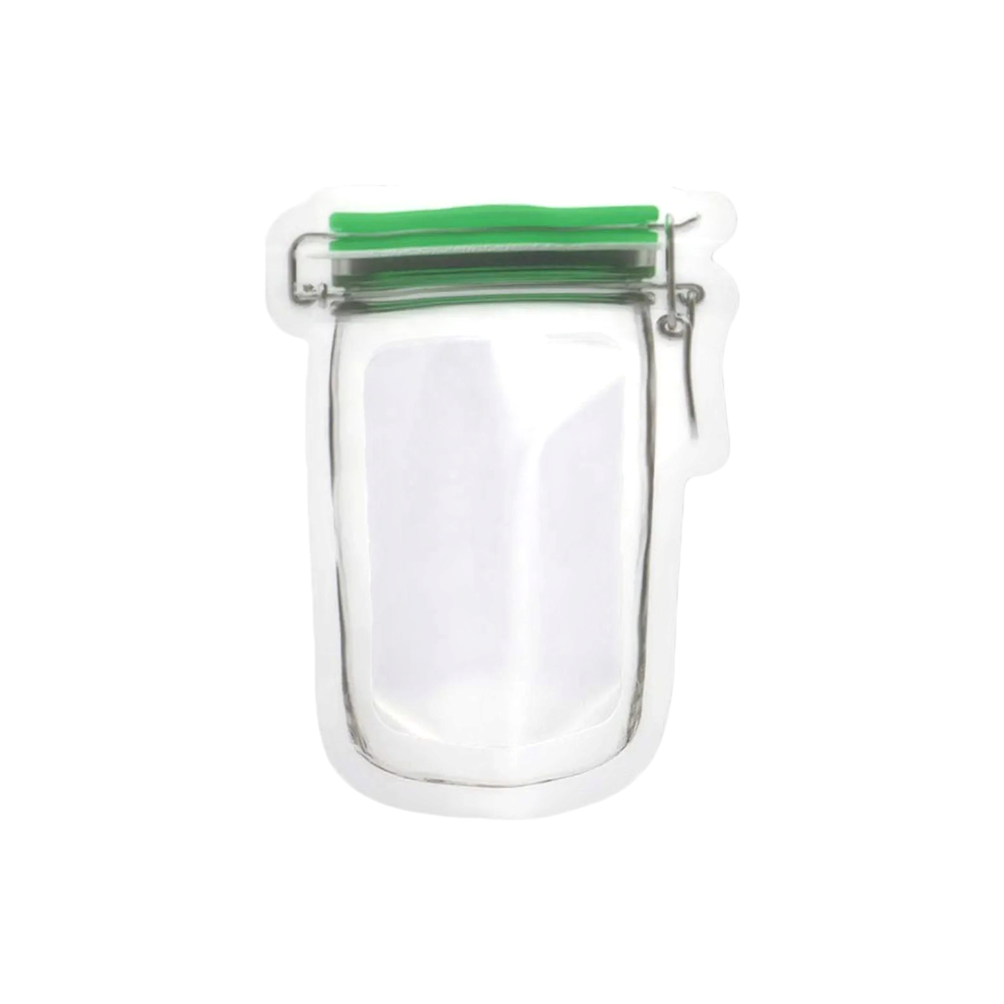 Food Packaging Zip pouches Bag with Clear Window Flat lay Food Saver 12pack