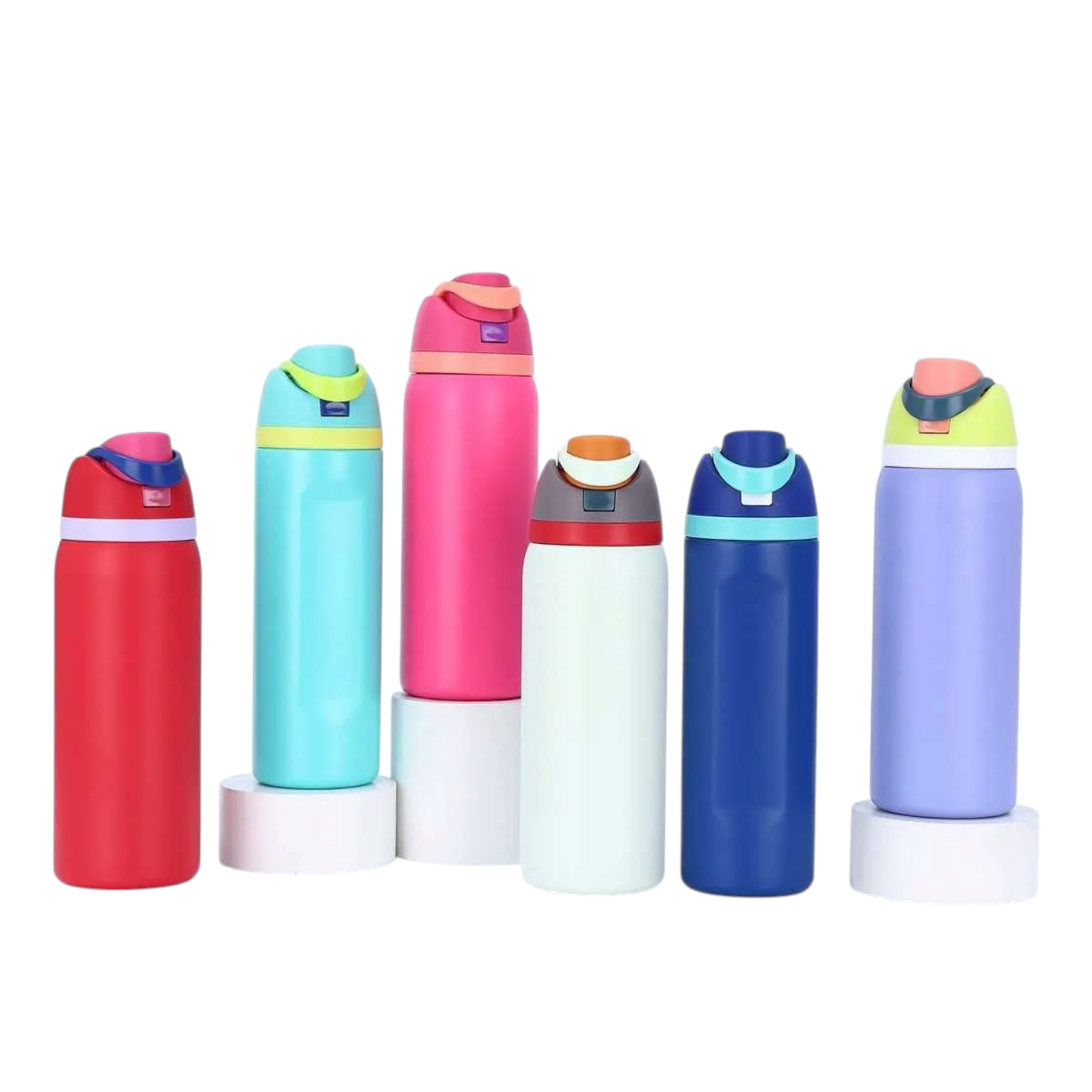 960ml Aqua Stainless Steel Double-Layer Insulated Water Bottle -1pc