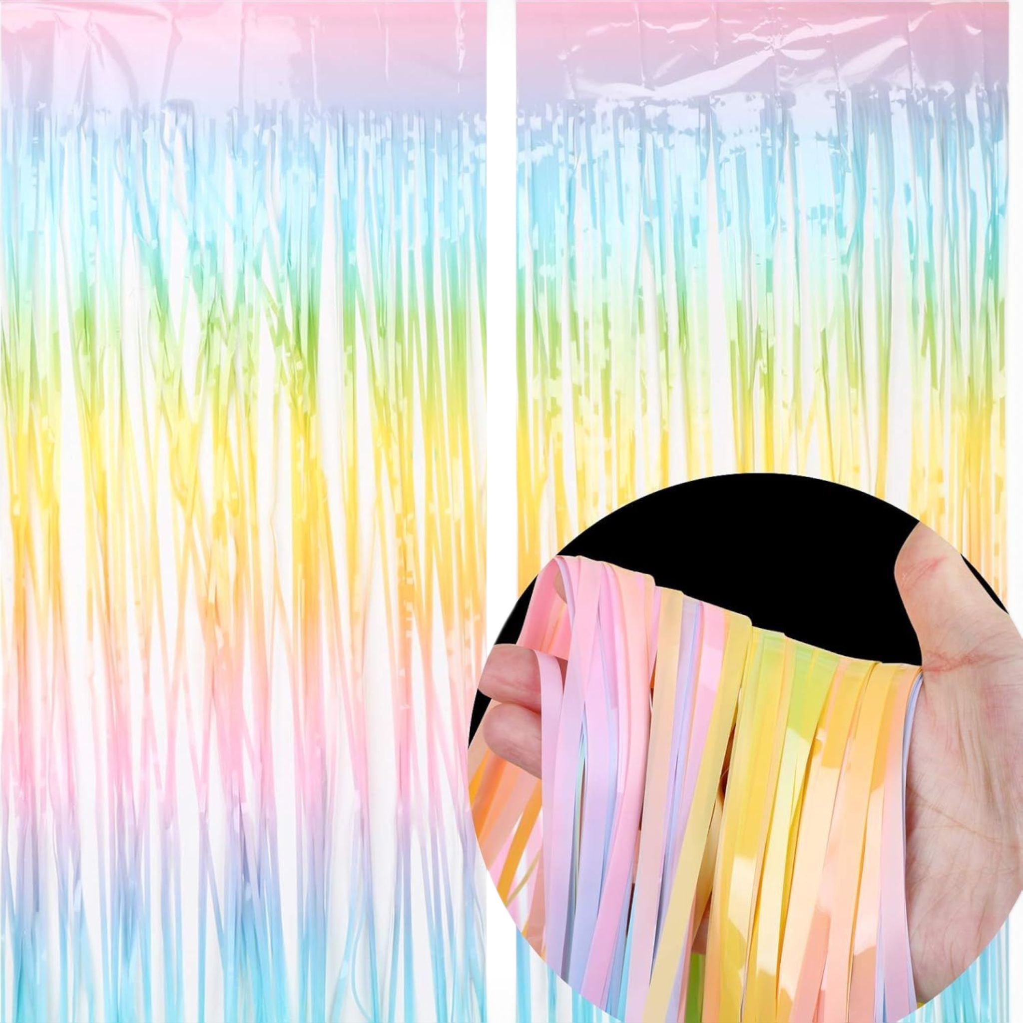 Foil Fringe Decorative Party Curtain 1.2mtr