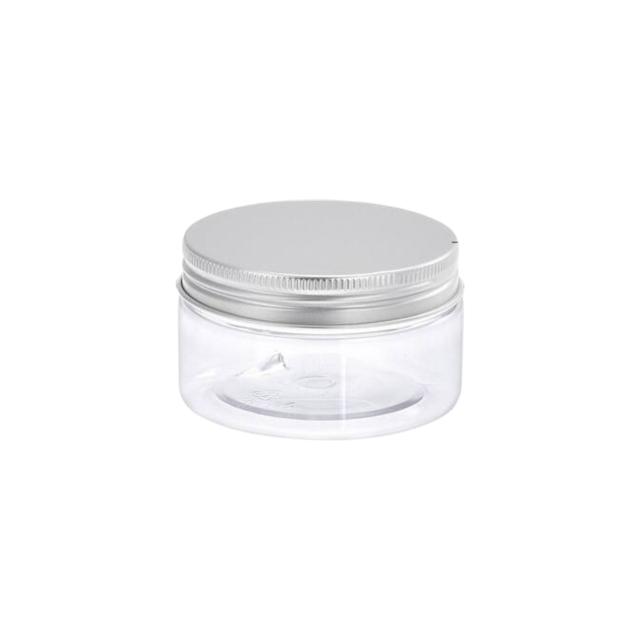 PET Plastic Jar with Aluminium Screw on Lid