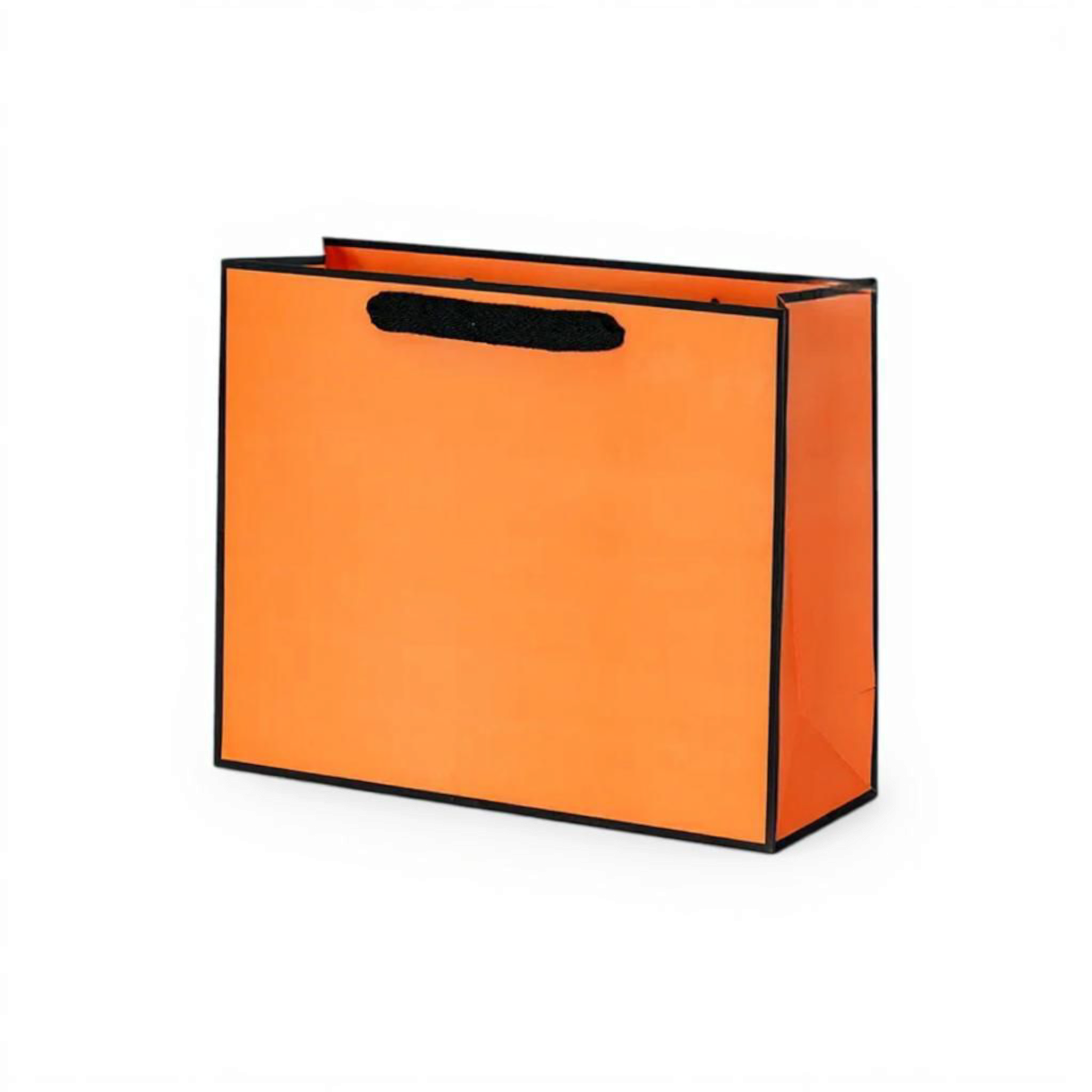 Gift Boutique Shopping Paper Bag With Black Border lines