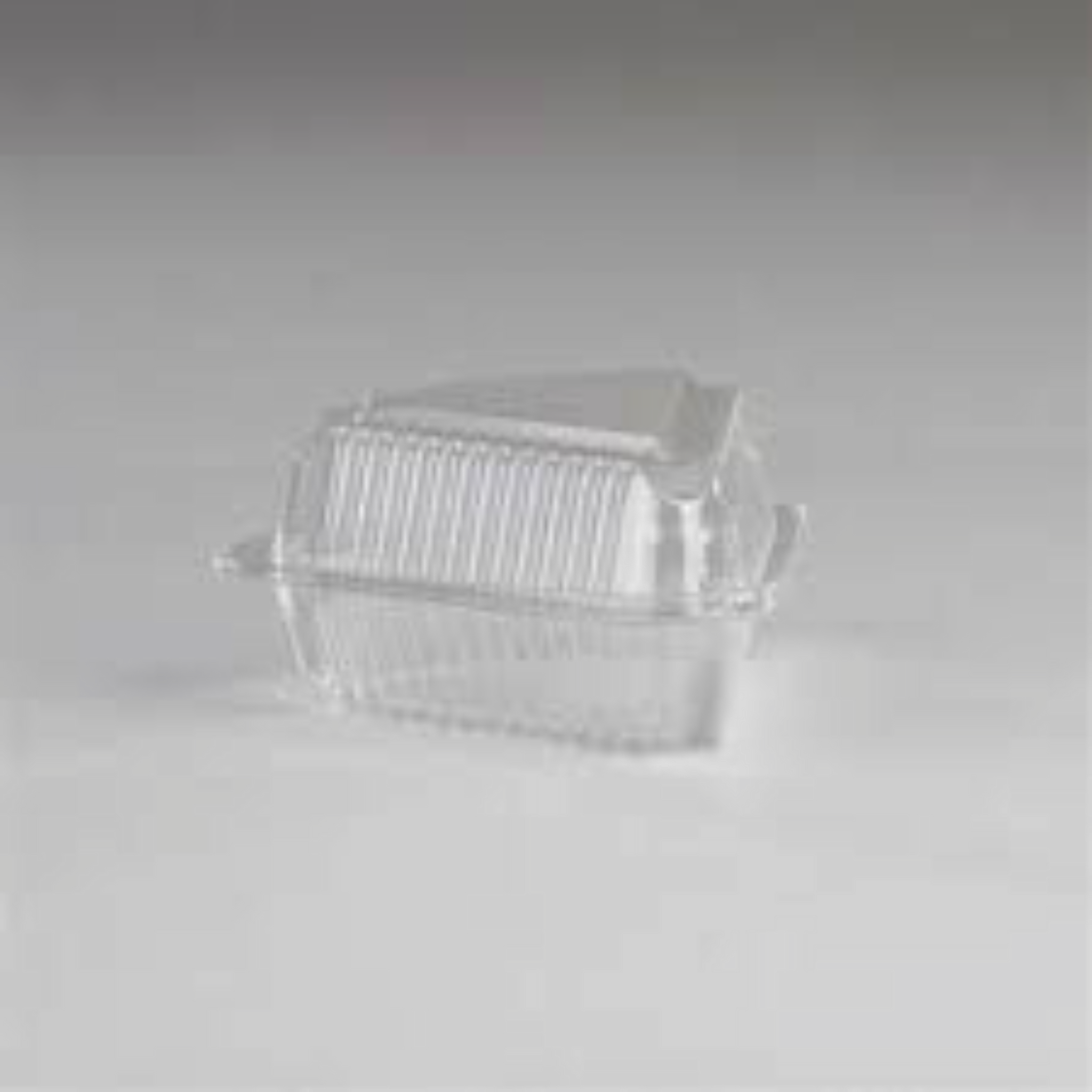 Triangle Pastry Takeaway Food Box 10x7cm Clamshell Hinged Mini Slice Mousse Cake Box 10pack