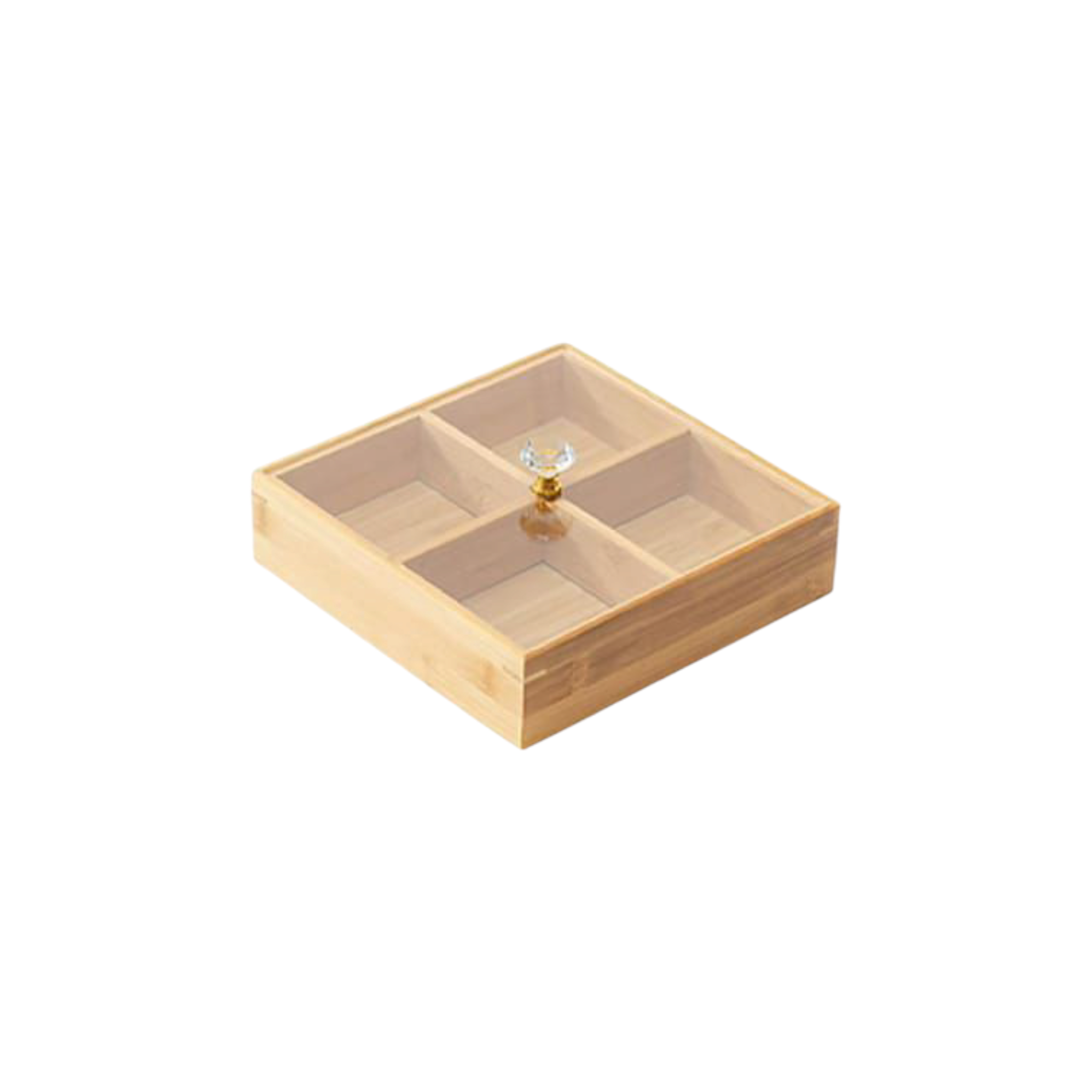Light Brown Bamboo Wooden box