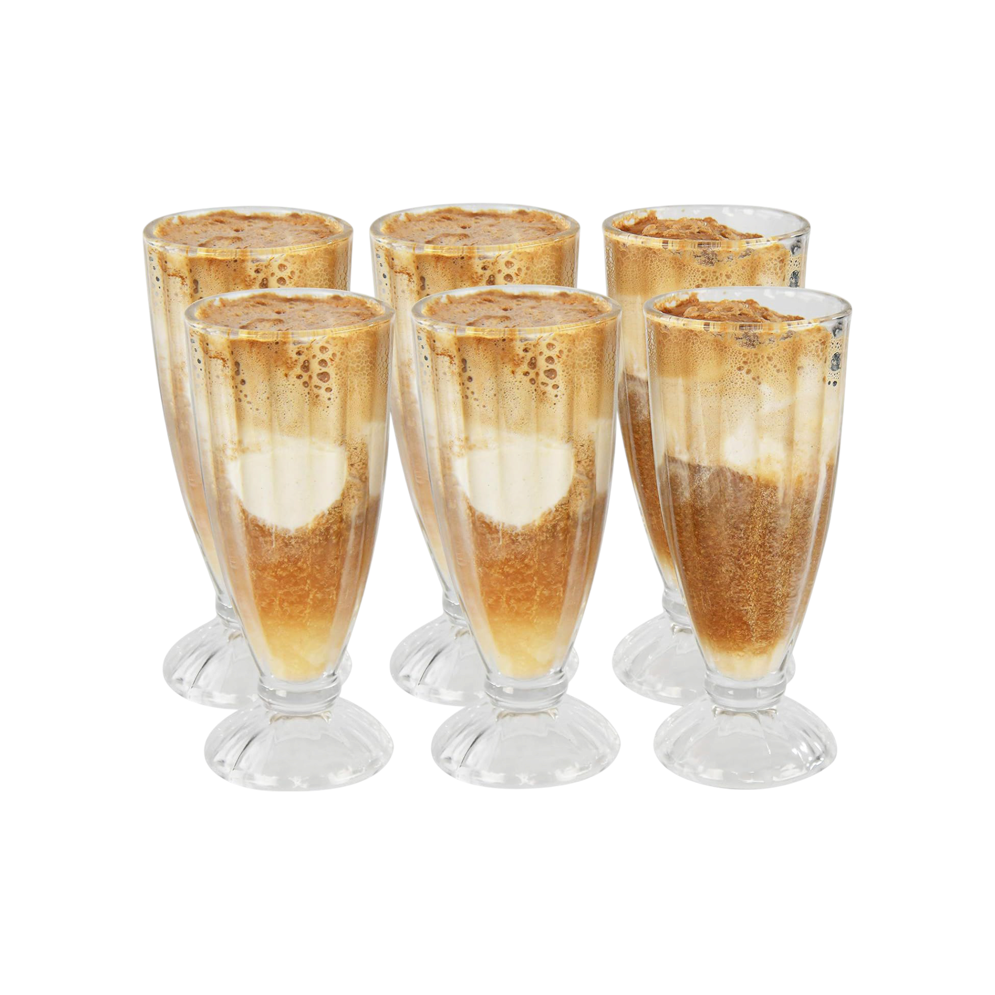 Milkshake Glass Tumbler 370ml 6pack