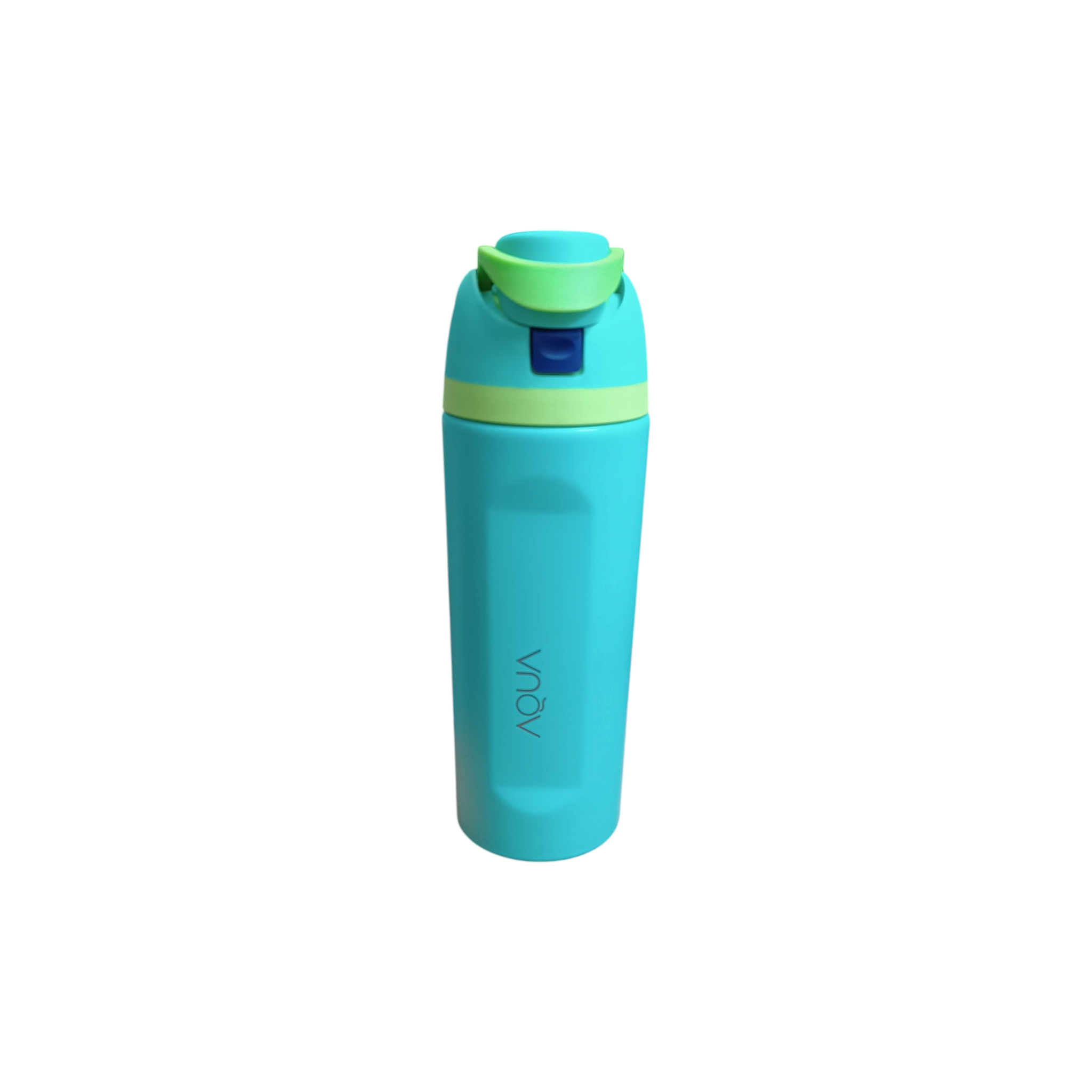 600ml Aqua Stainless Steel Double-Layer Insulated Water Bottle