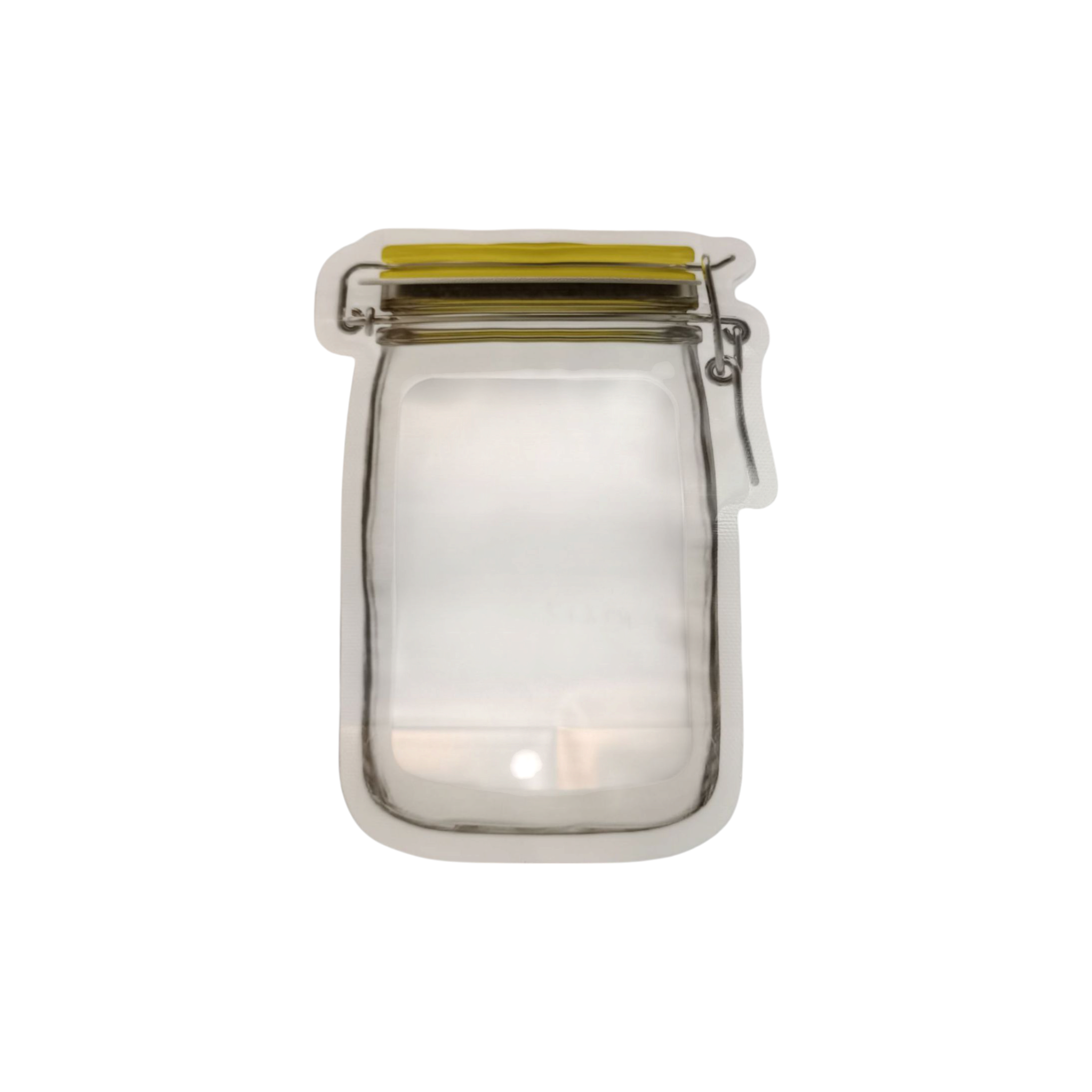 Food Packaging Zip pouches Bag with Clear Window Flat lay Food Saver 12pack