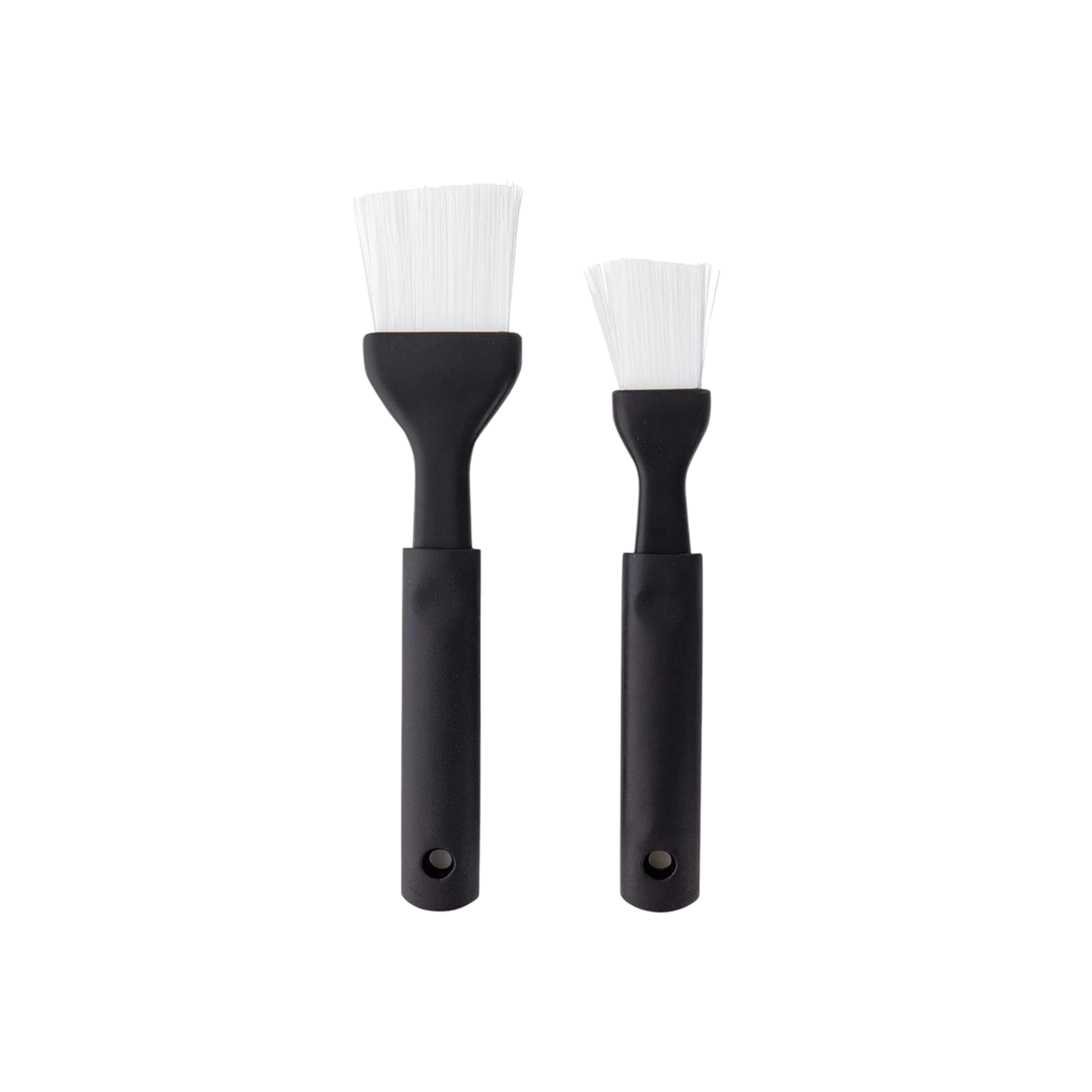 Silicone Flat Pastry Brush Black 2pcs 6165 Gii