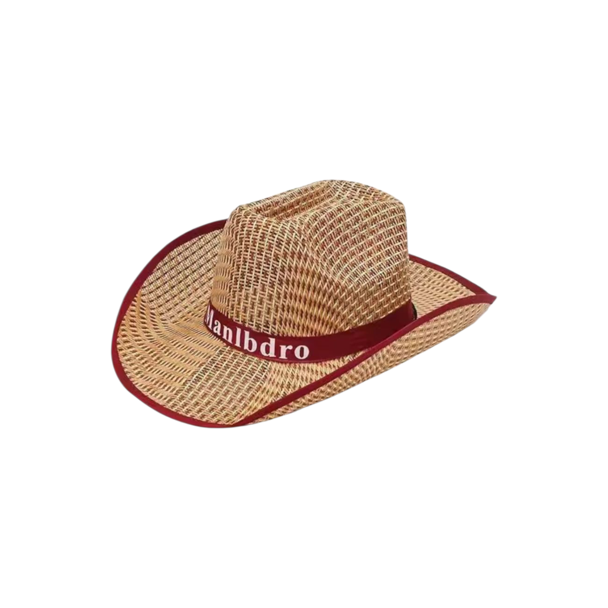 Unisex Cowboy Straw Hat- Manblaro Print