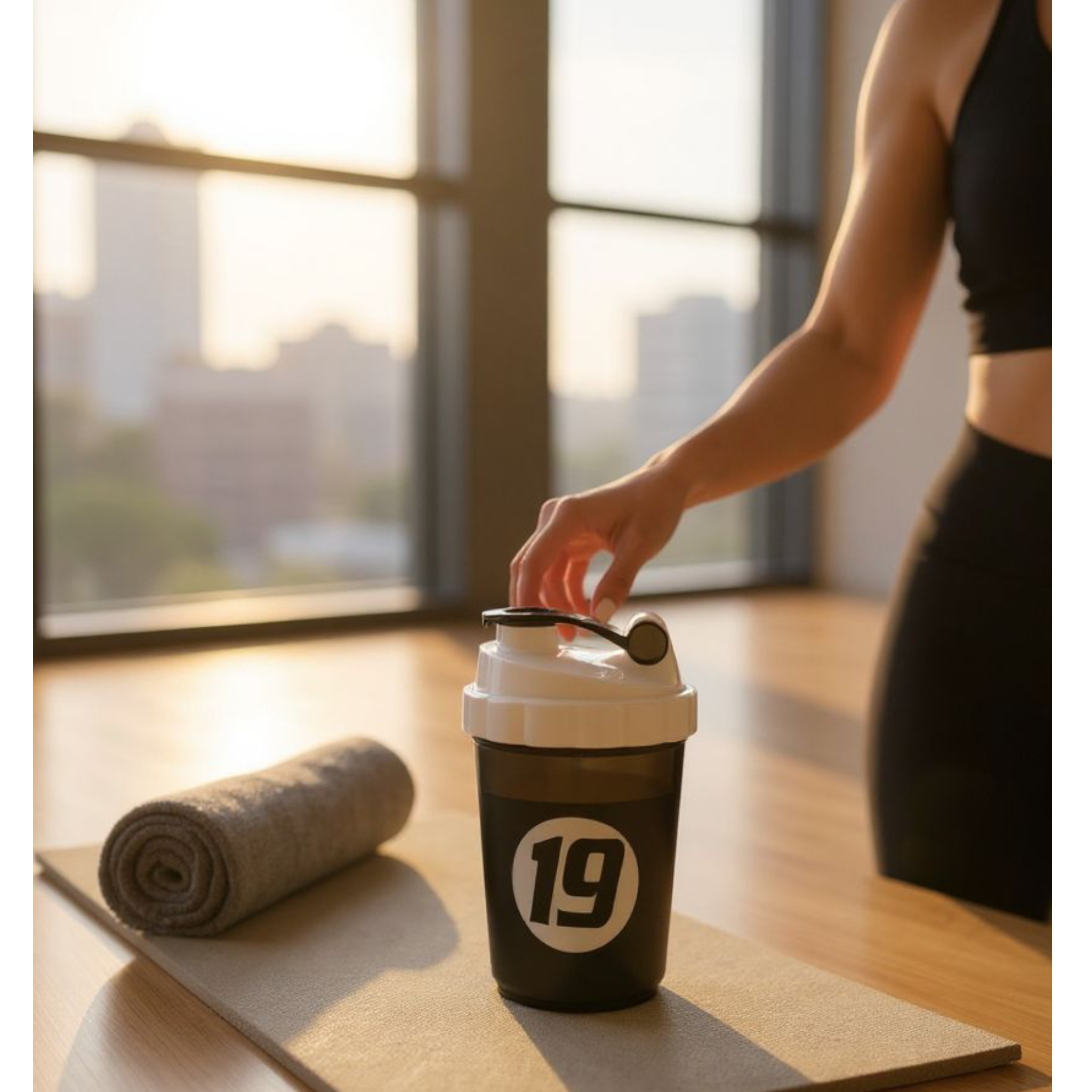 Gym Protein Shaker Bottle 500ml