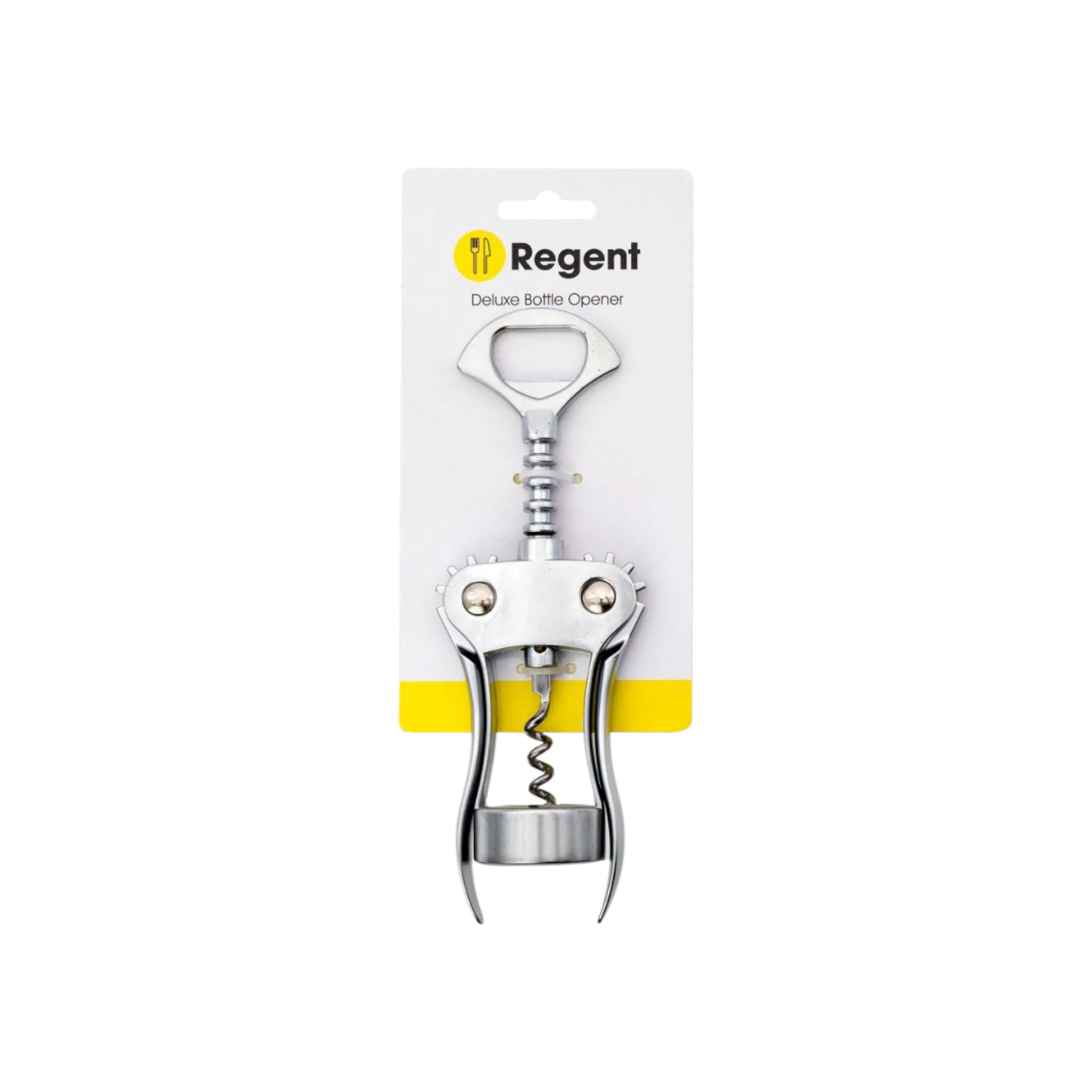 Regent Kitchen Deluxe Corkscrew Bottle Opener 64x40x190mm