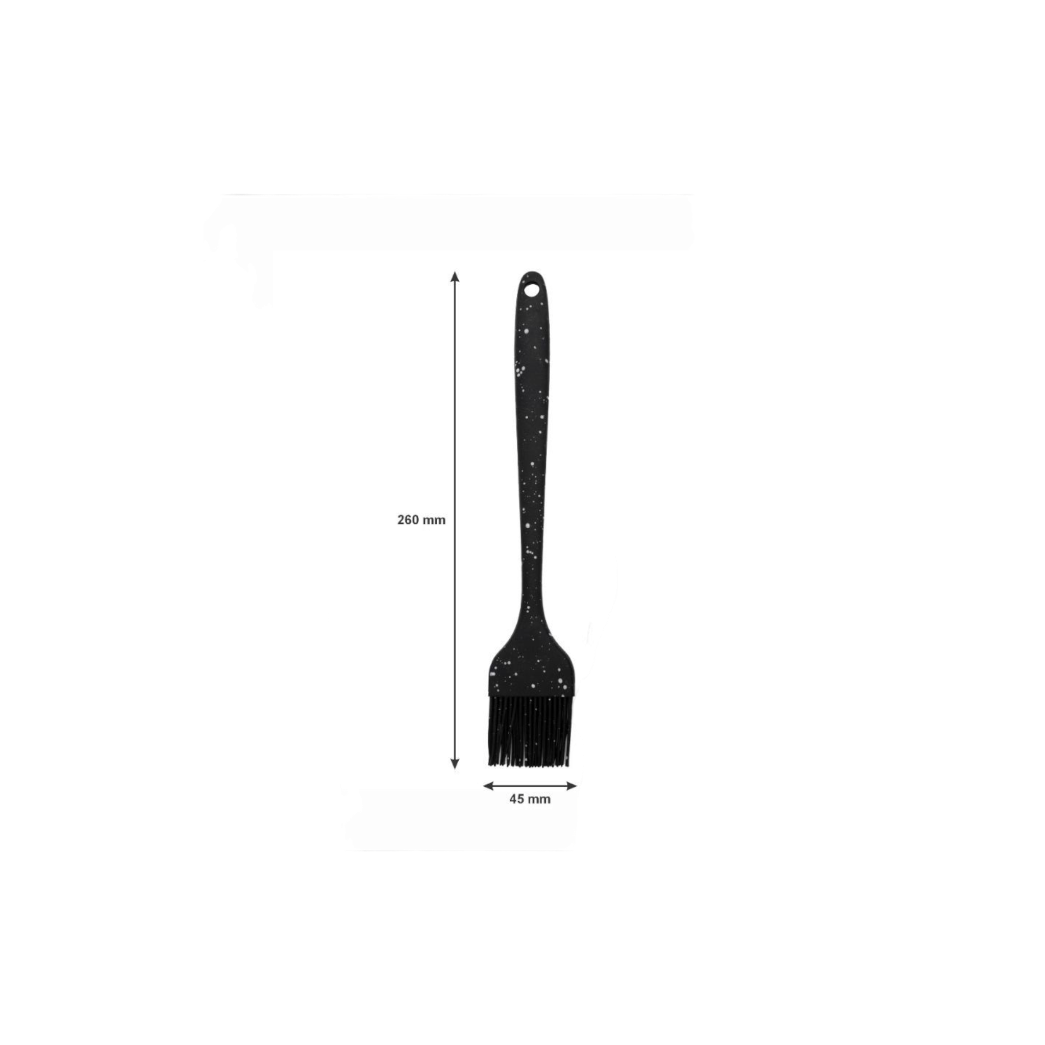 Regent Kitchen Basting Brush and Turner Set Nylon Speck Black