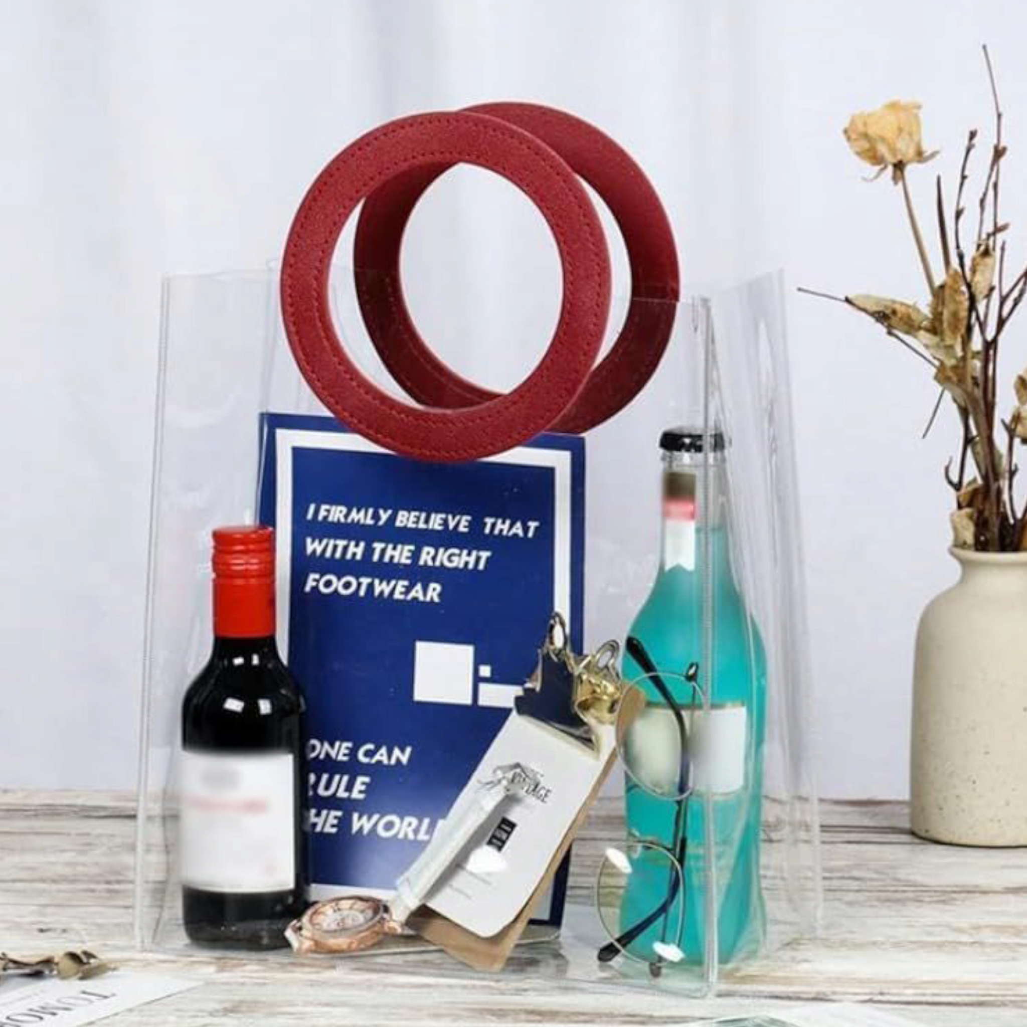 PVC Gift Bags with Round Handle