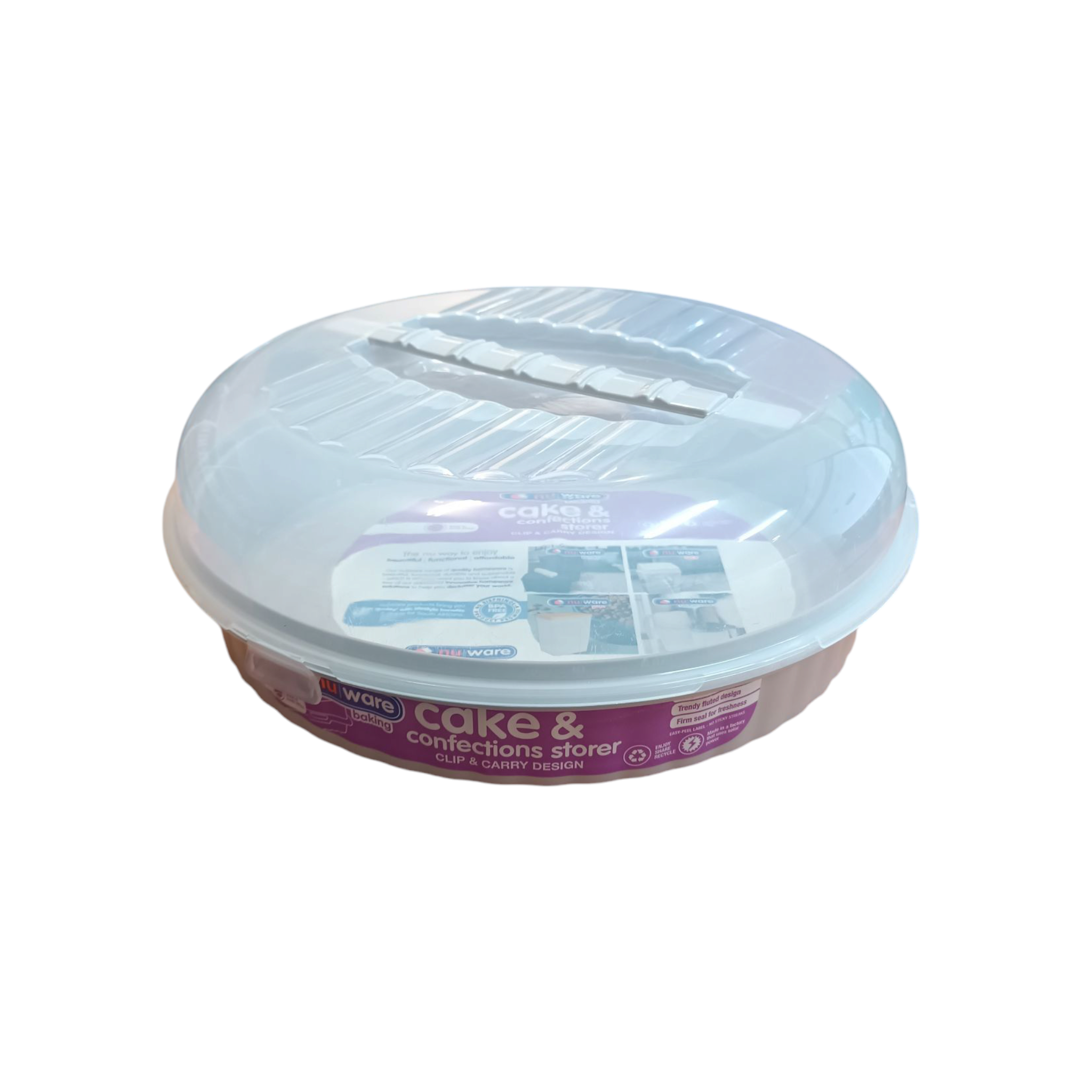 Nu Ware Cake &  Confections Saver Storer Clear Plastic CO-CCS
