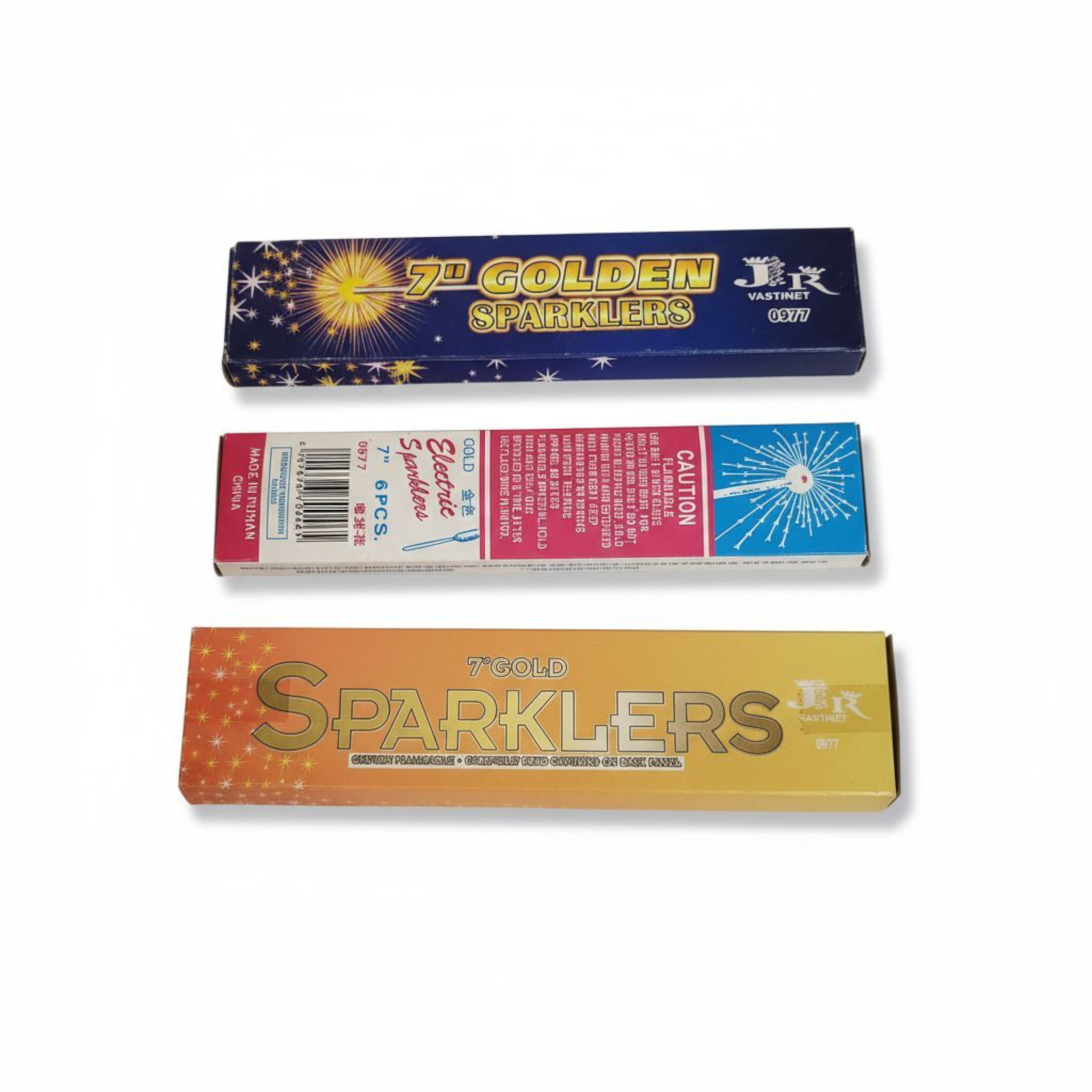 Party Sparklers Gold  7inch 6pc