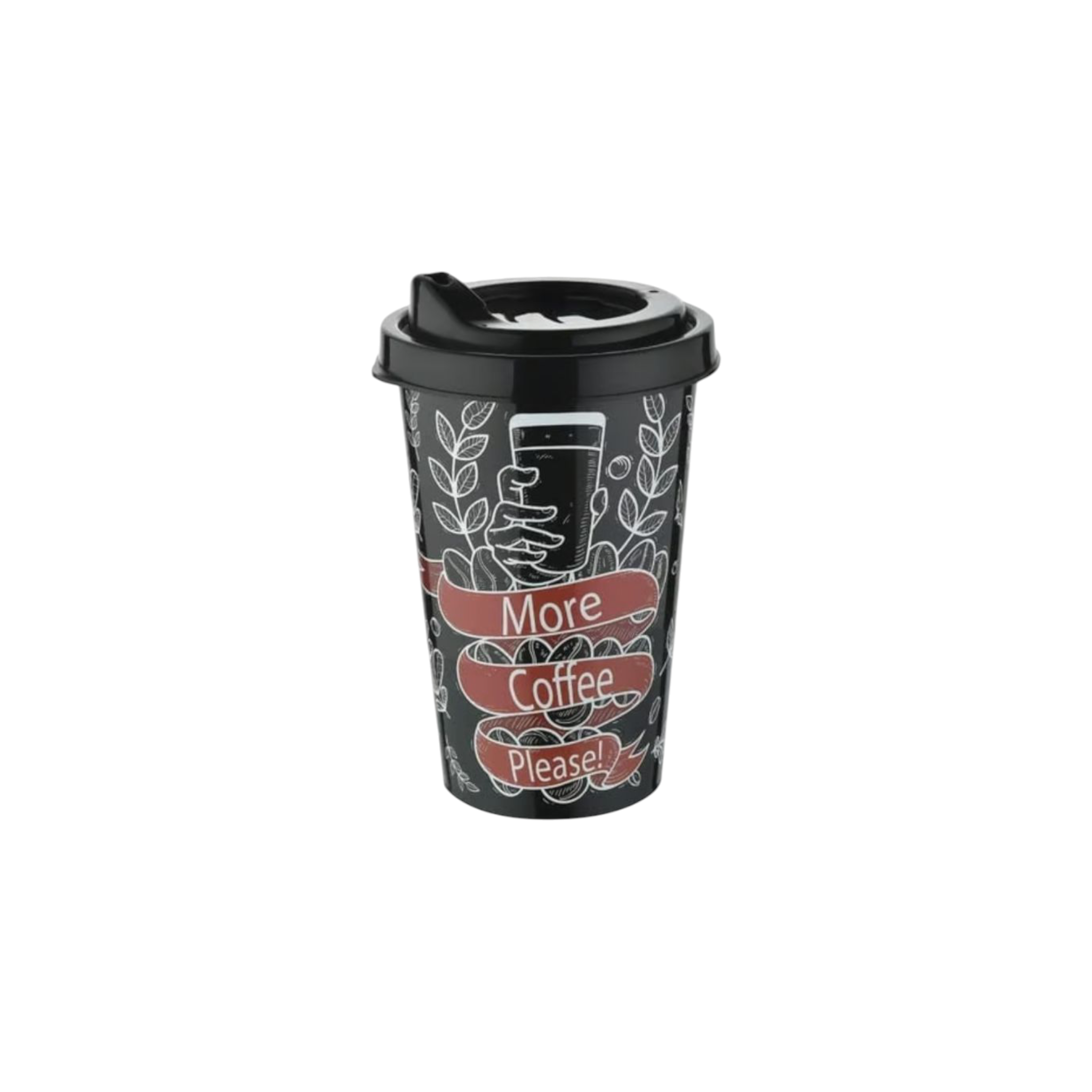 Tuffex Plastic Coffee Cup To Go 400ml