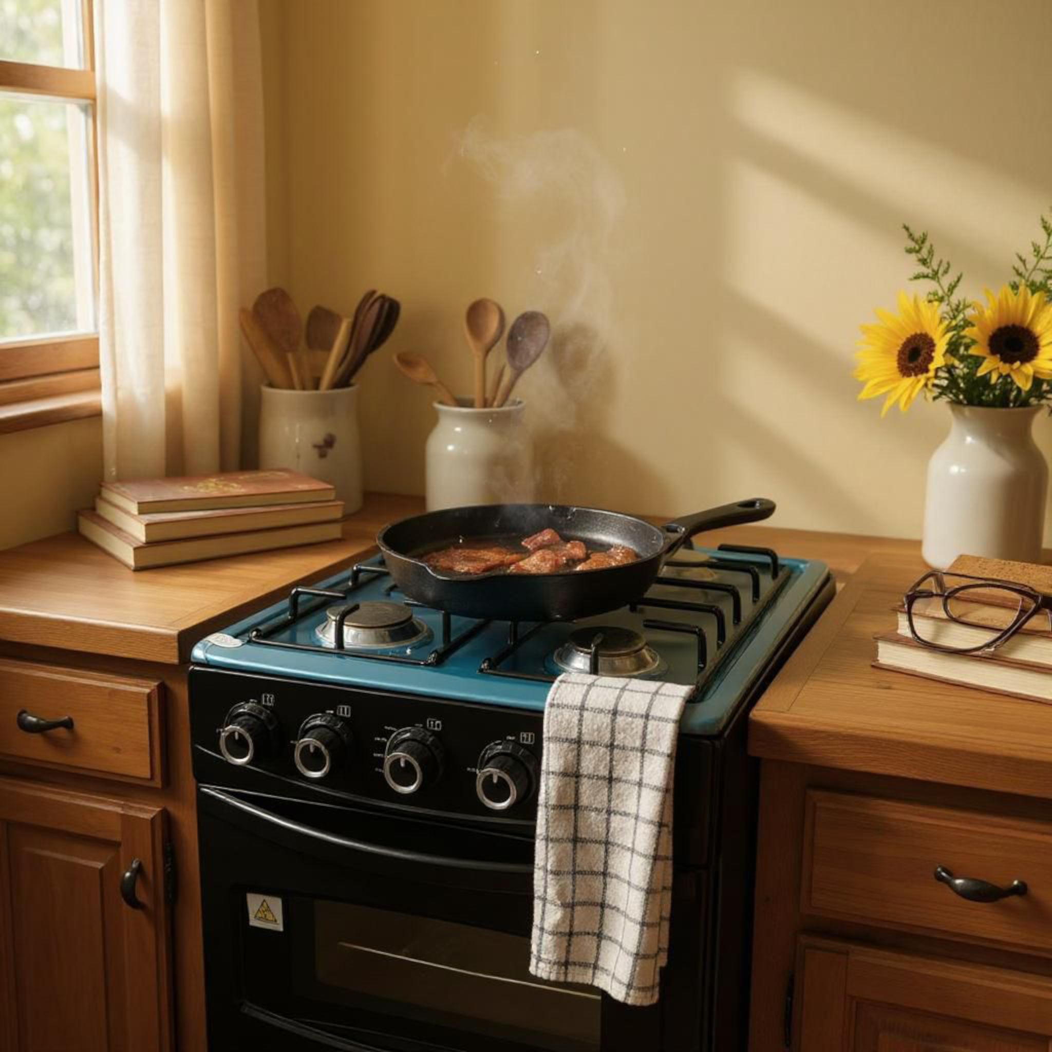 Totai 4-Burner Full Gas Stove with Oven & Grill 50cm