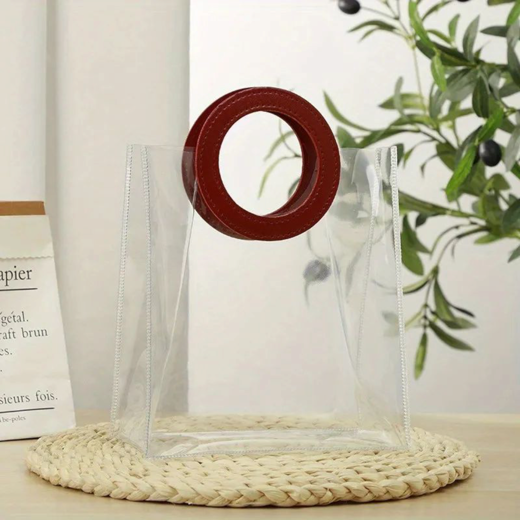 PVC Gift Bags with Round Handle