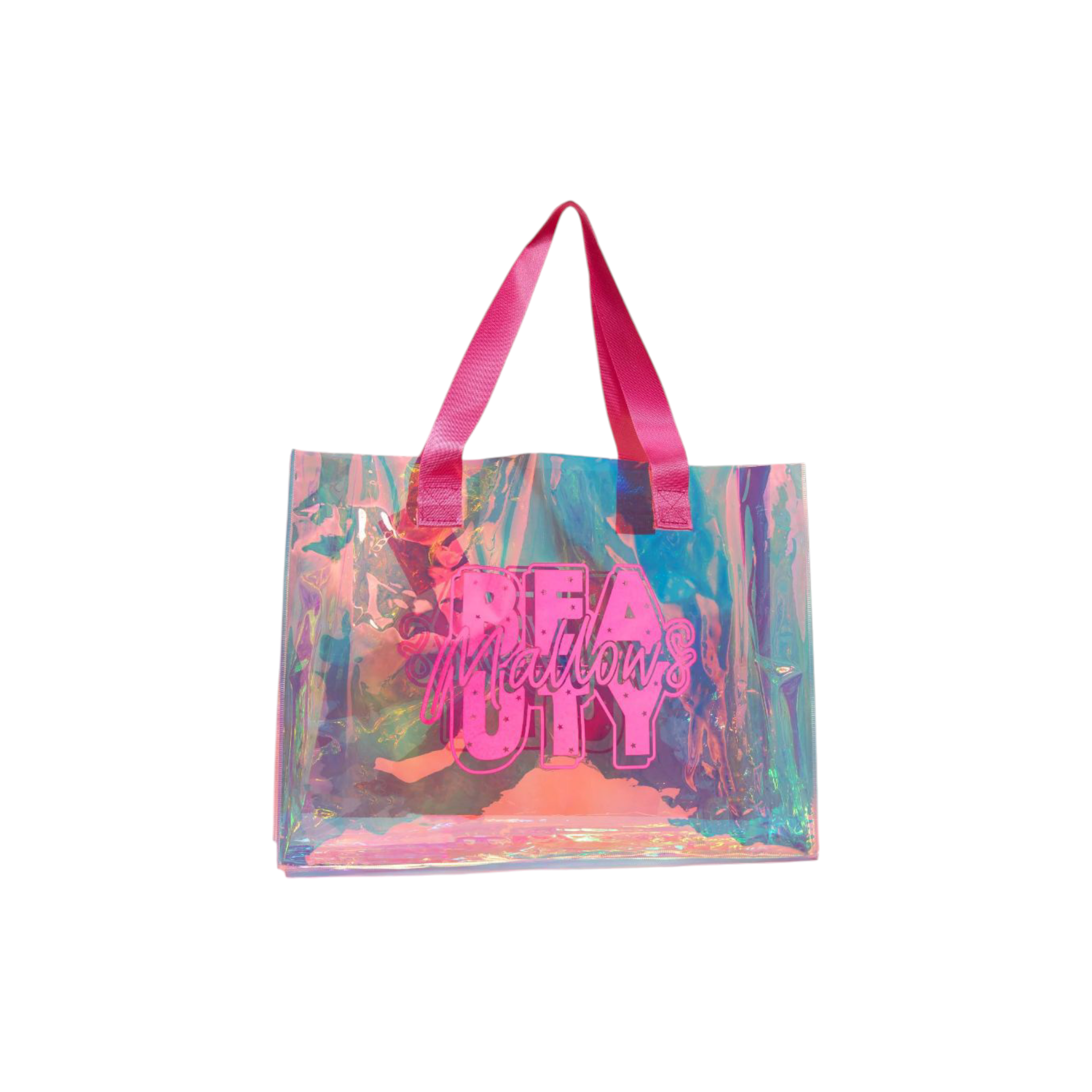 Mallows Beauty Holographic PVC Tote Bags 30x40cm