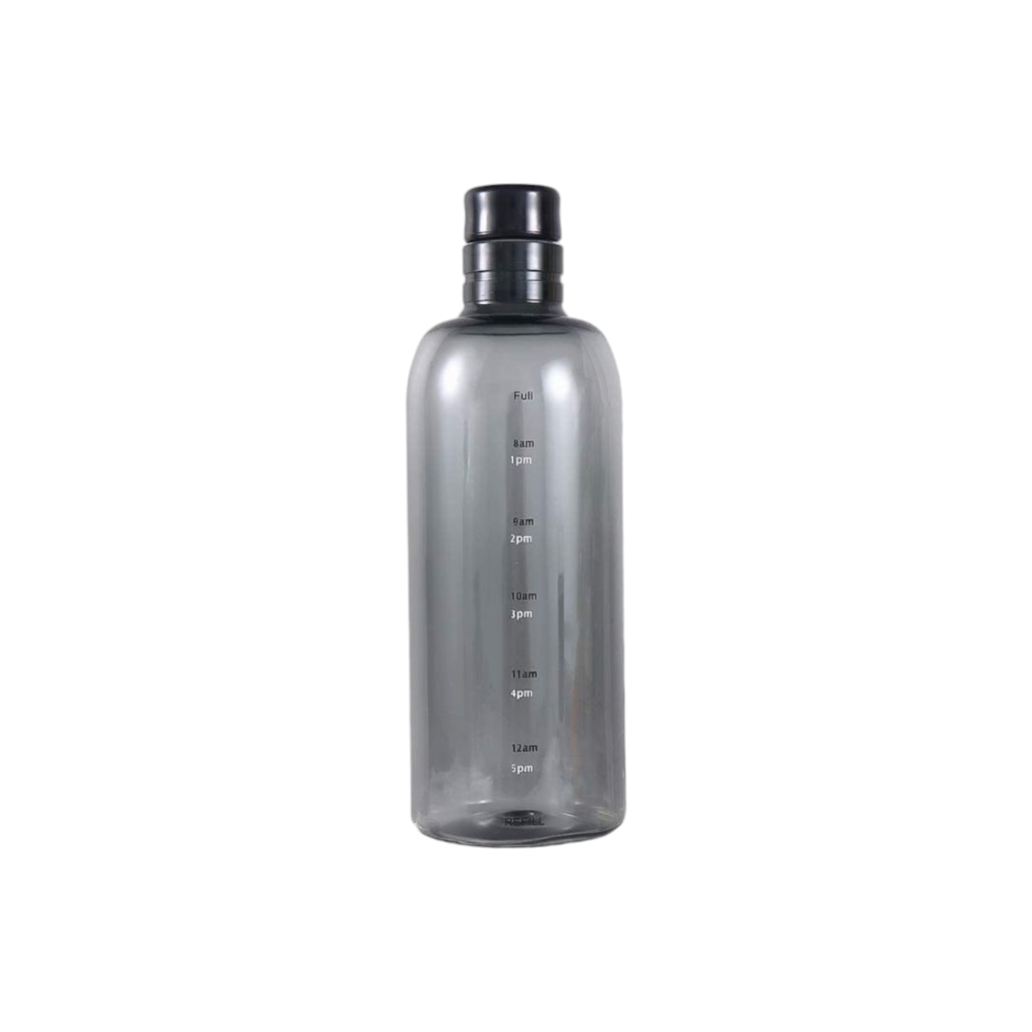 Elegant Time-Scale Sports Water Bottle Acrylic 750ml - Leak Proof 23x6.5cm
