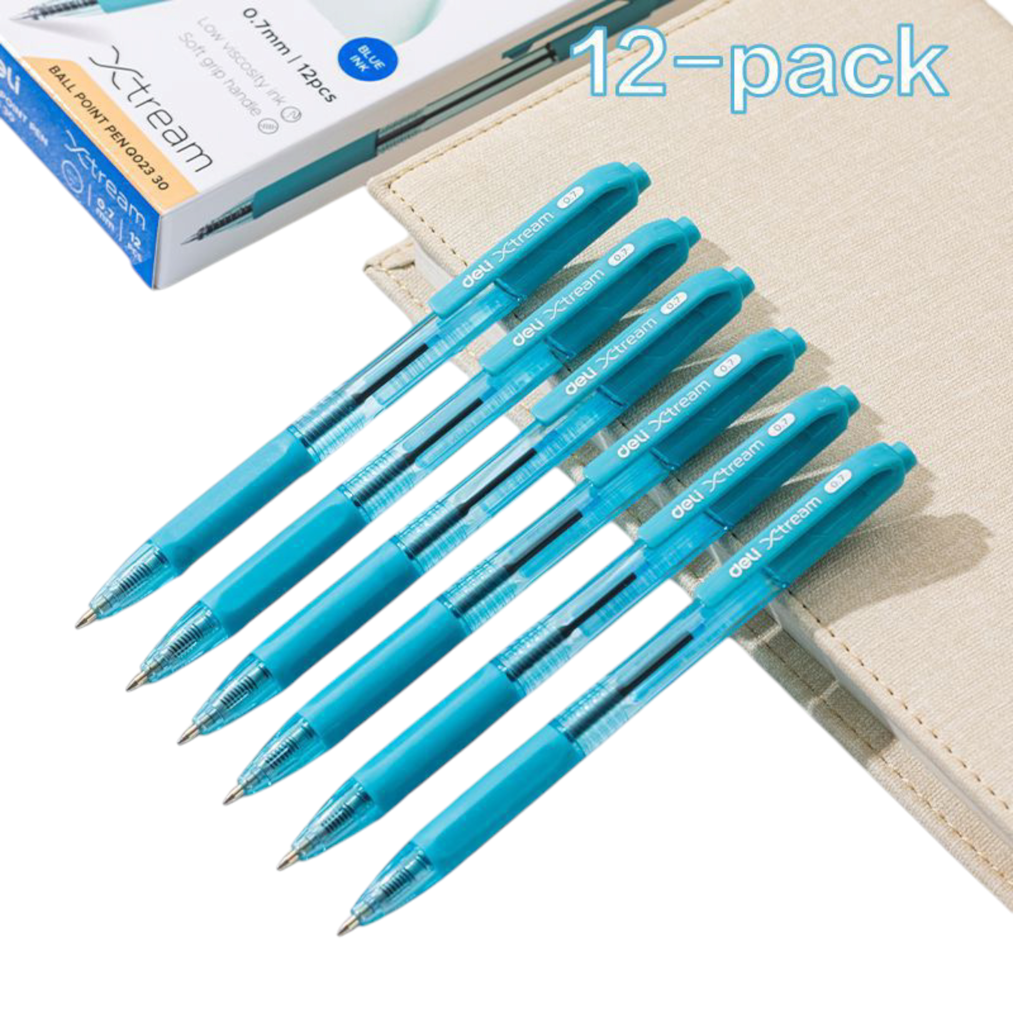Deli Ball Point Pen Bullet Tip 0.7Mm Blue 1pc