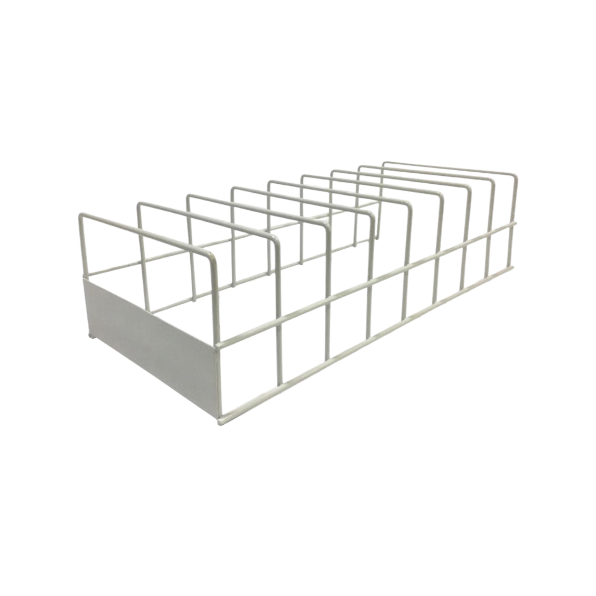 Regent Plate-Bowl Storage Rack 8-Slots White