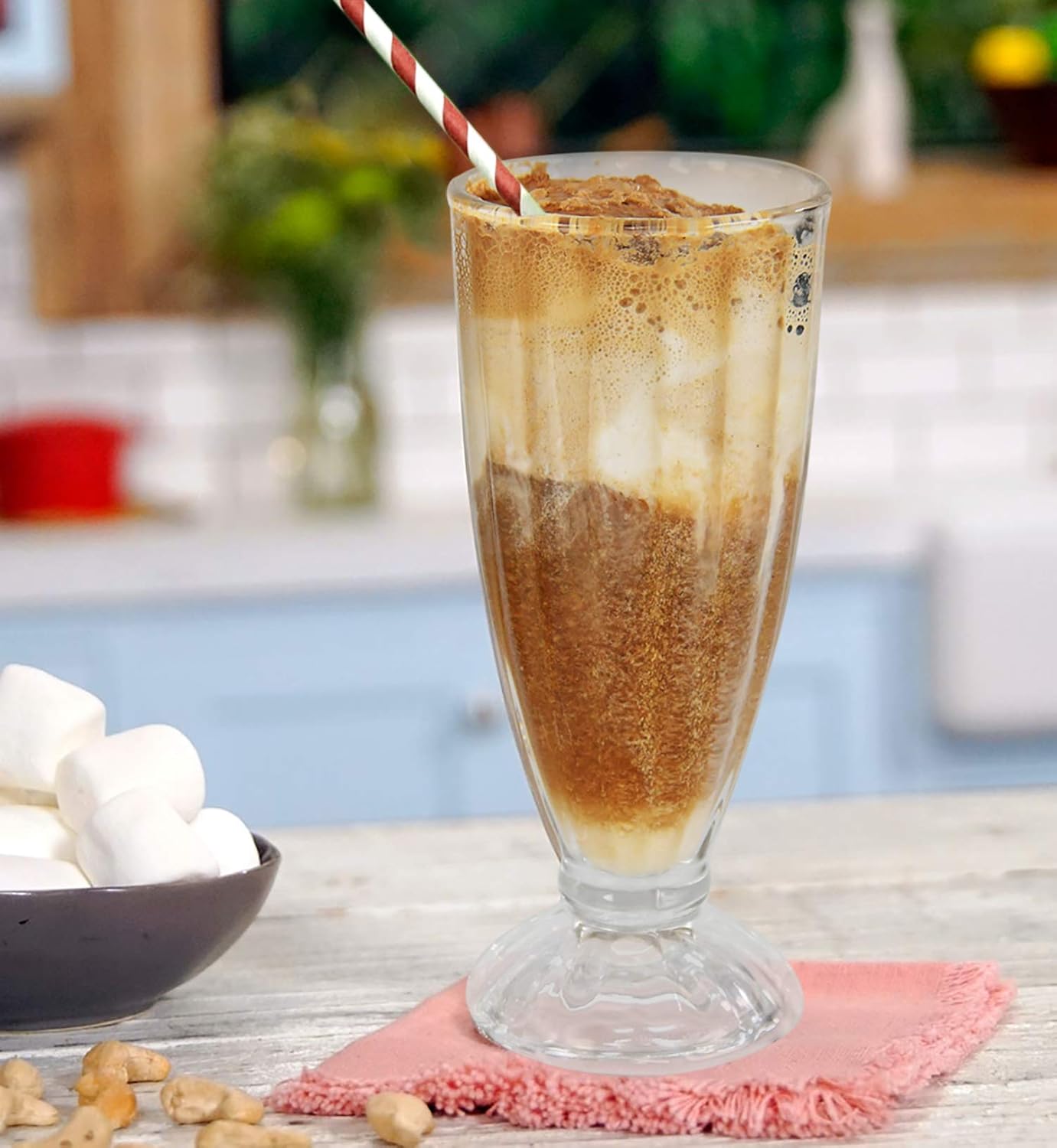 Milkshake Glass Tumbler 370ml 6pack