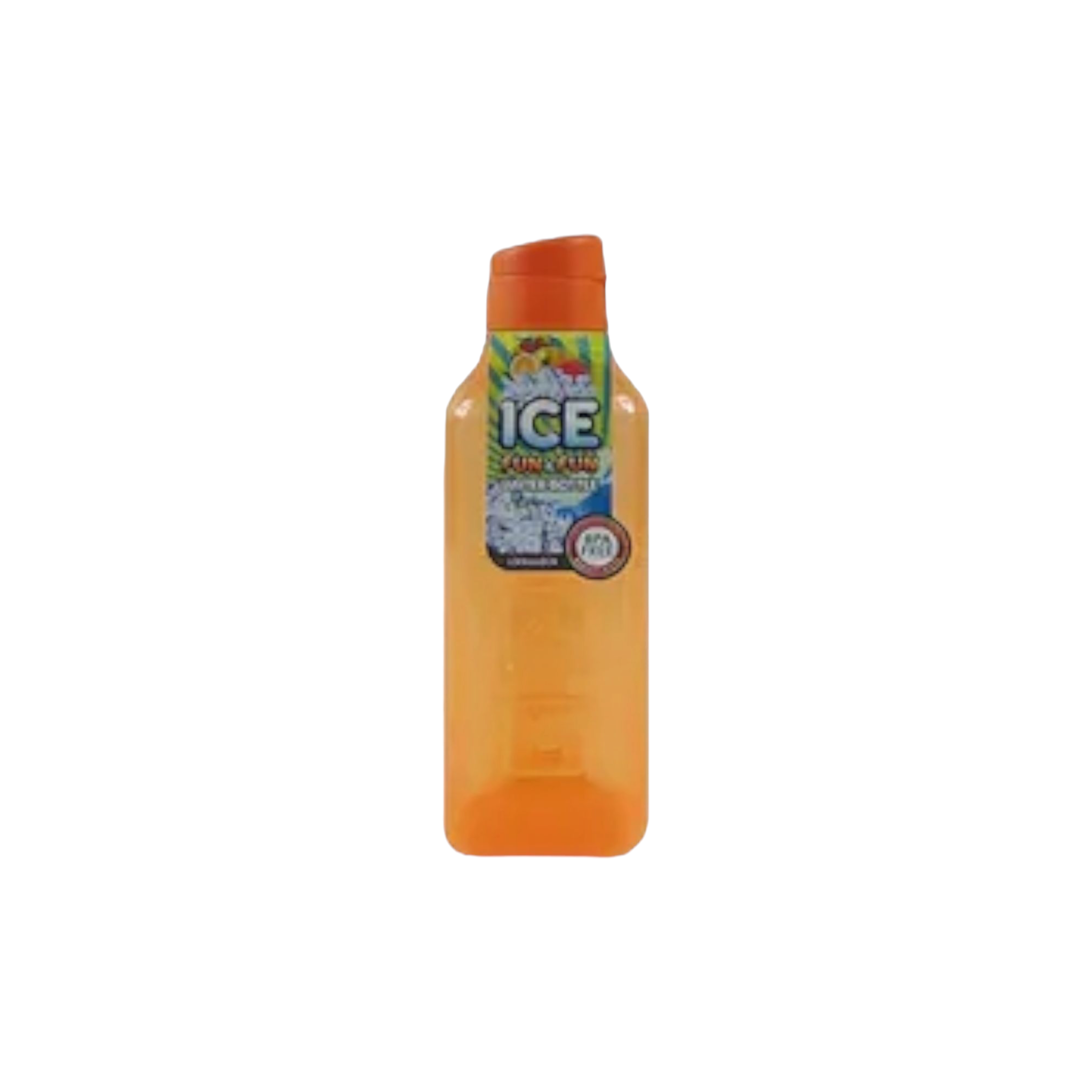 Nu Ware Ice Fun & Fun Sports Water Bottle Square Flip Cap 1L
