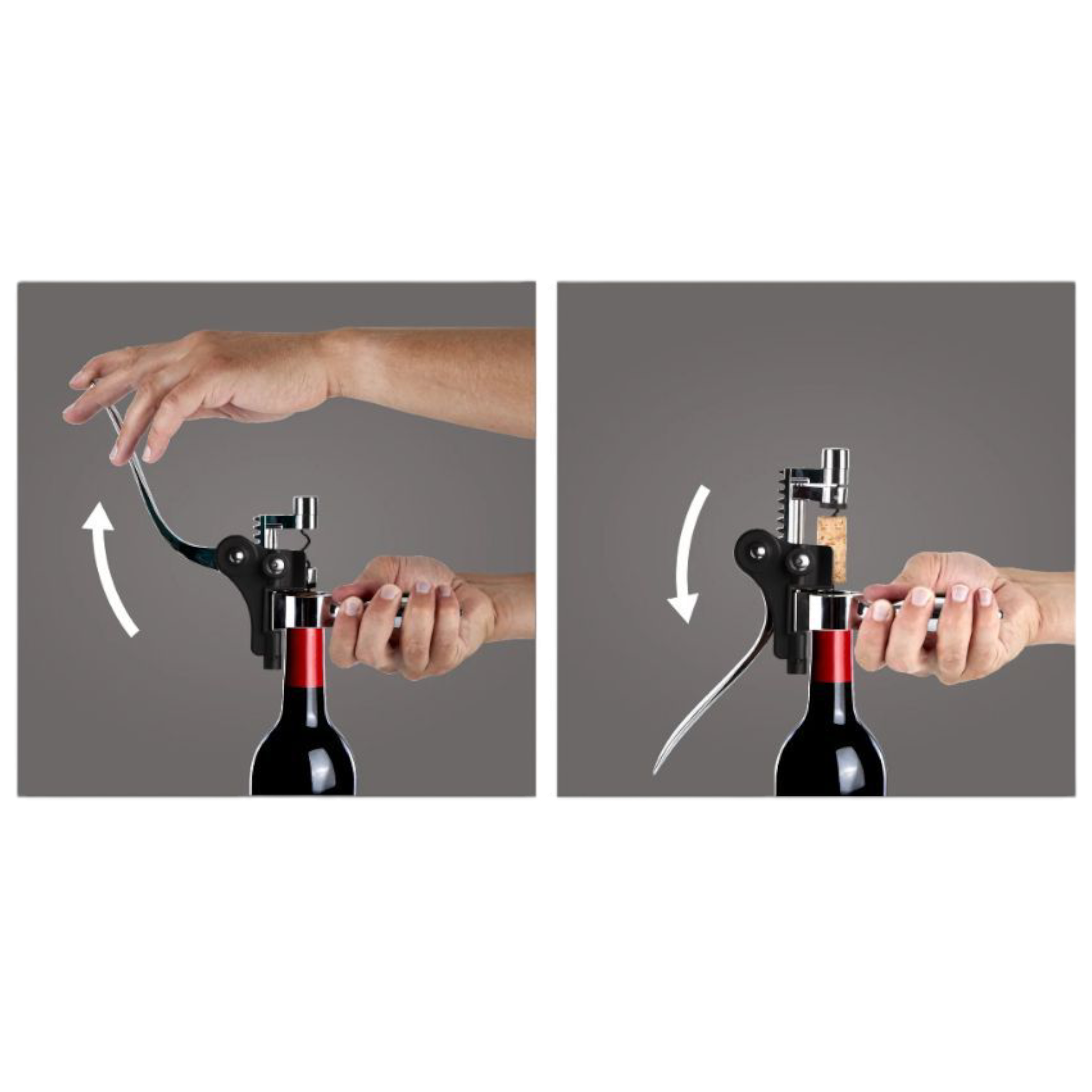 Vacu Vin Horizontal Lever Corkscrew