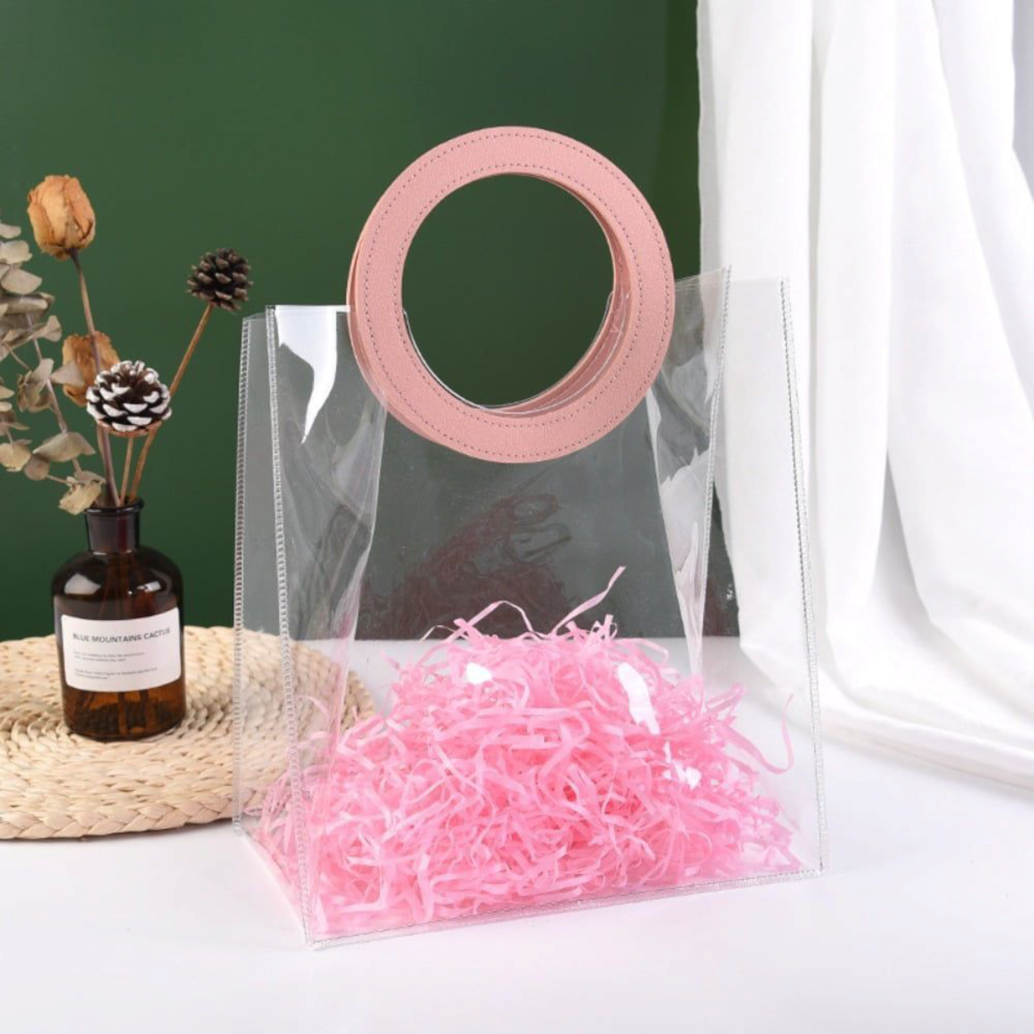 PVC Gift Bags with Round Handle