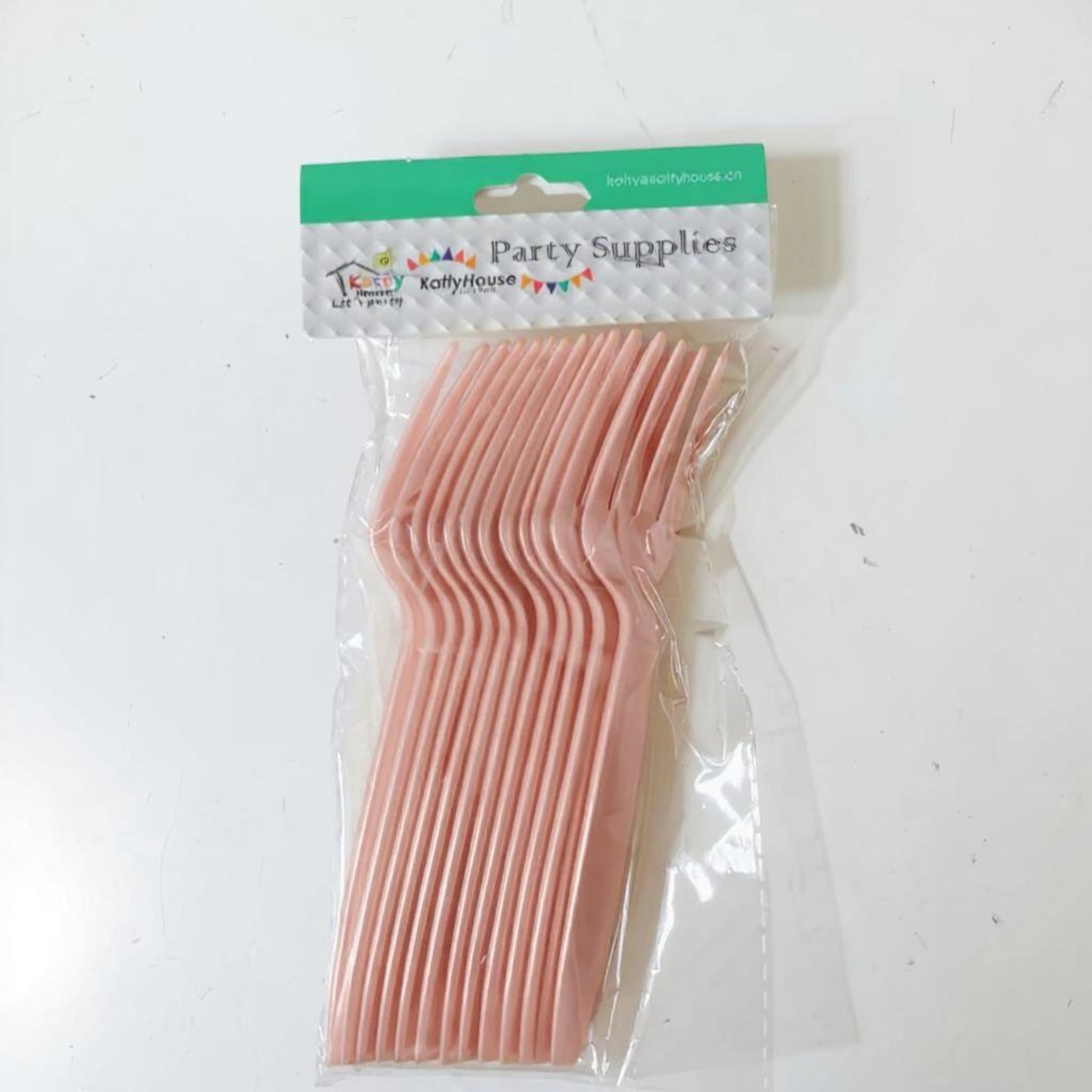 Disposable Plastic Cutlery Forks 15cm 12pack