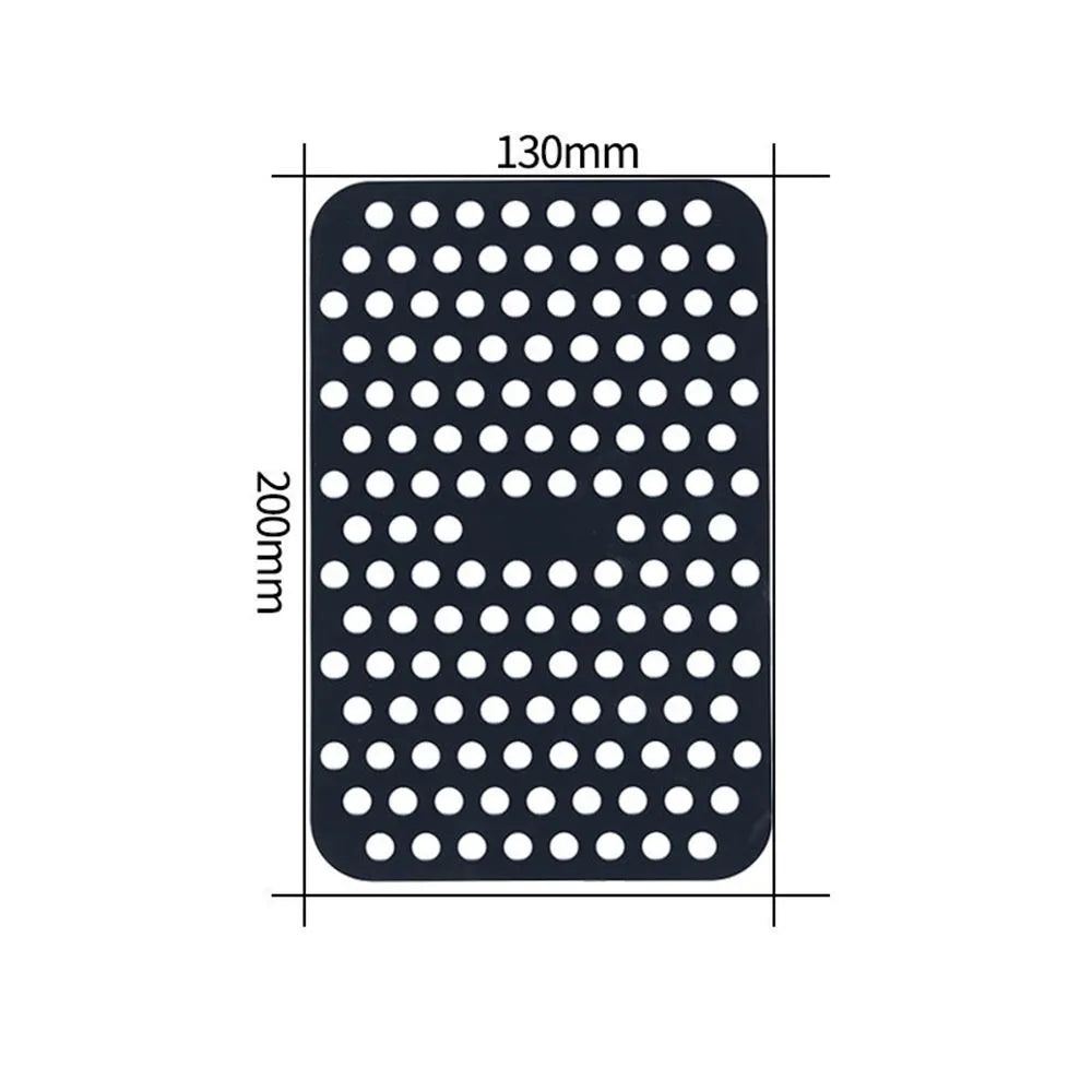 Aqua Silicone Air Fry Liner Rectangle 20.3x13.3cm