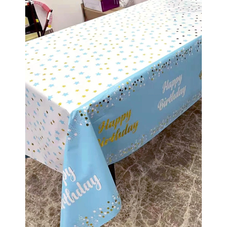 Disposable Waterproof Tablecloth  Birthday Party Patterned 137x183cm