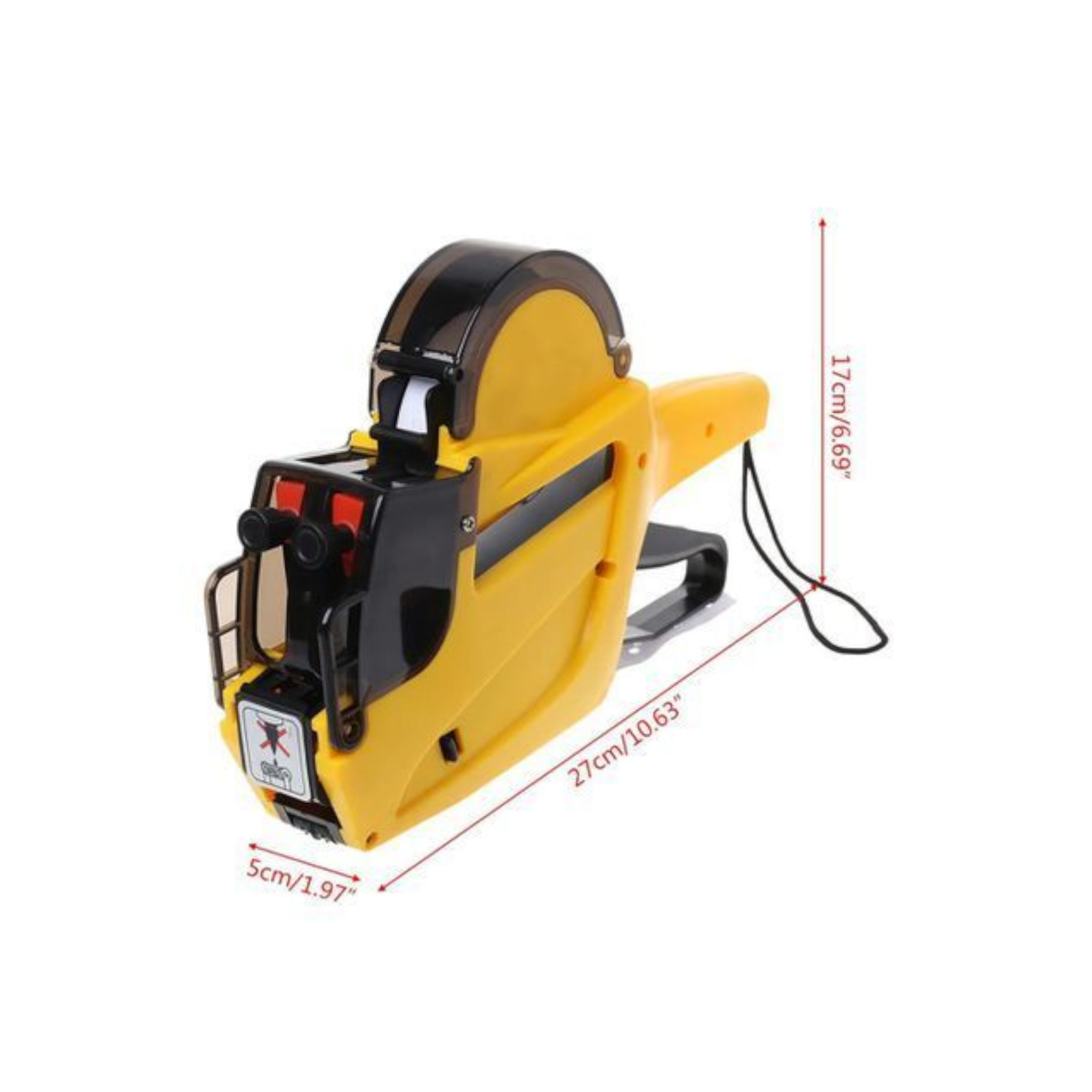 Deli Price Lable Gun 2-Line Blue