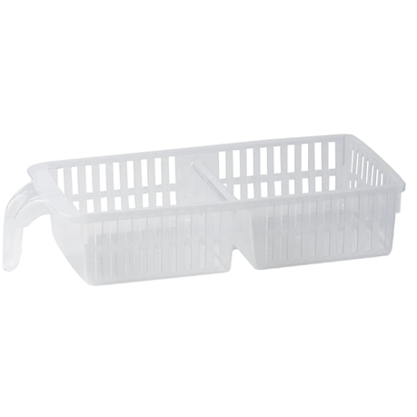 Regent Plastic Fridge and Pantry Basket with Vertical Divider