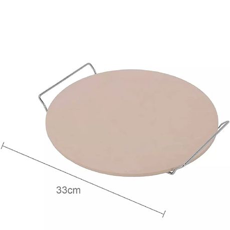 EH Pizza Baking Stone With Holder 12464