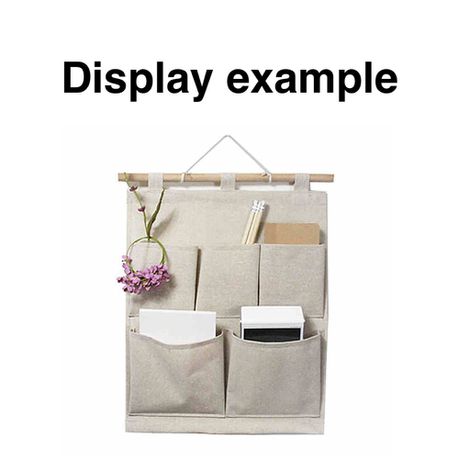 Hanging Multifunctional Non Woven Shoe & Clothing Storage Bag 9 Pockets 75x40cm