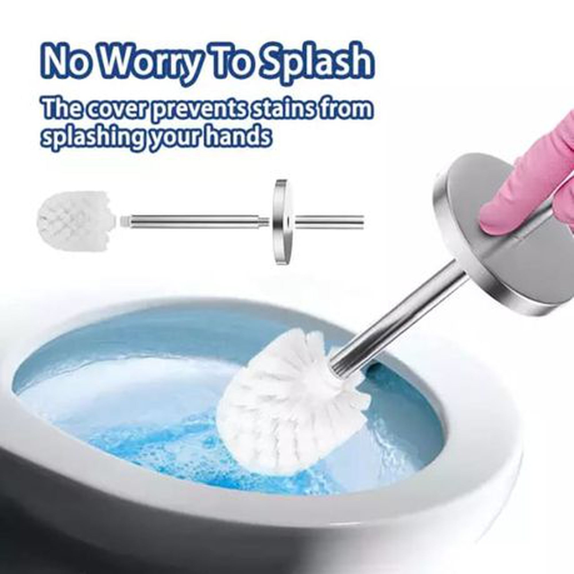 Totally Home Square Toilet Brush TH158