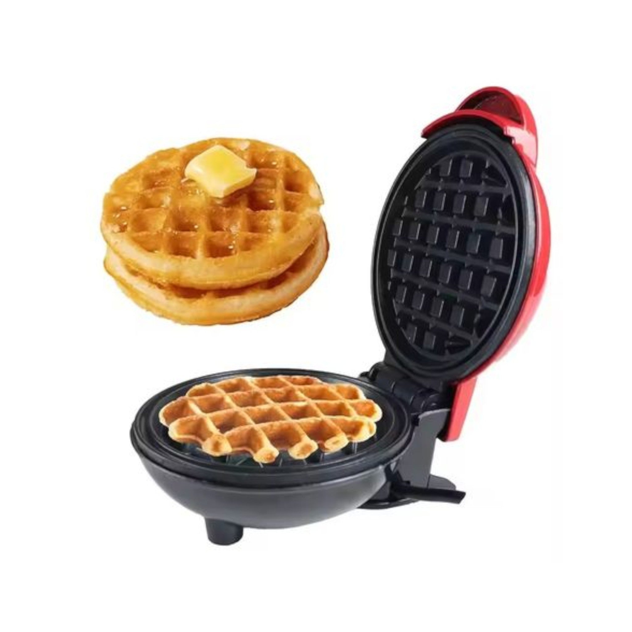 Non-Stick Electric Mini Round Waffle Maker