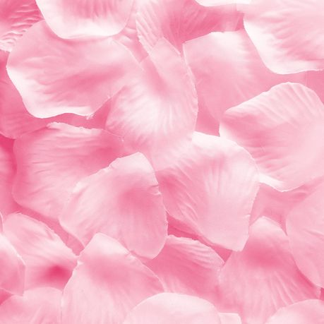 Artificial Pastel Pink Rose Petals 150pcs