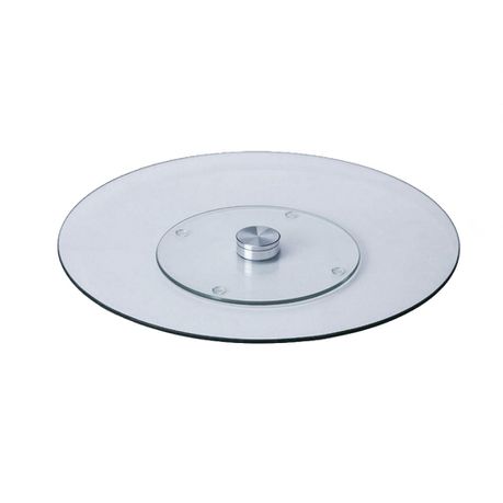 Lazy Susan Glass Turntable 30cm Patisserie Cake Serving Tray Plateau Tournant