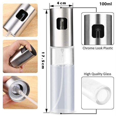 Oil & Vinegar Spray Bottle Glass 100ml